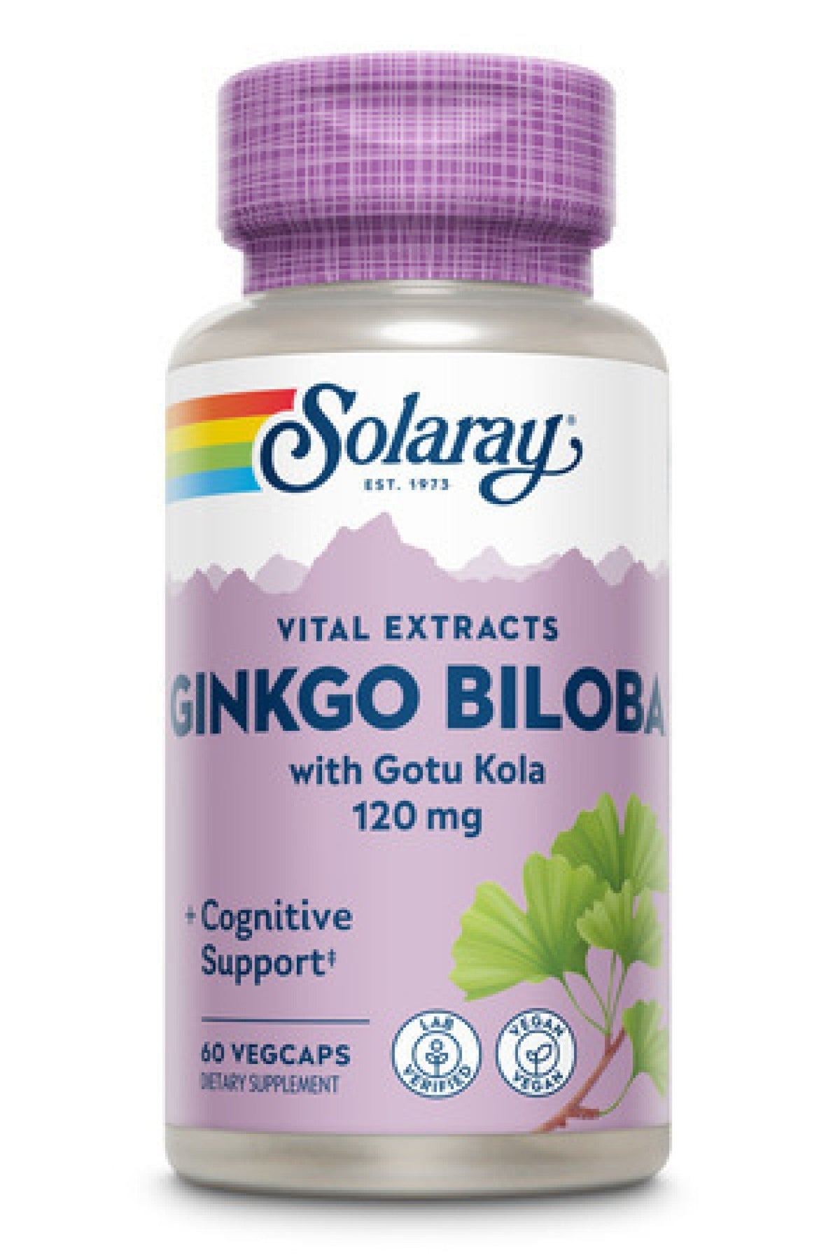 Solaray One Daily Ginkgo Biloba 60 VegCaps