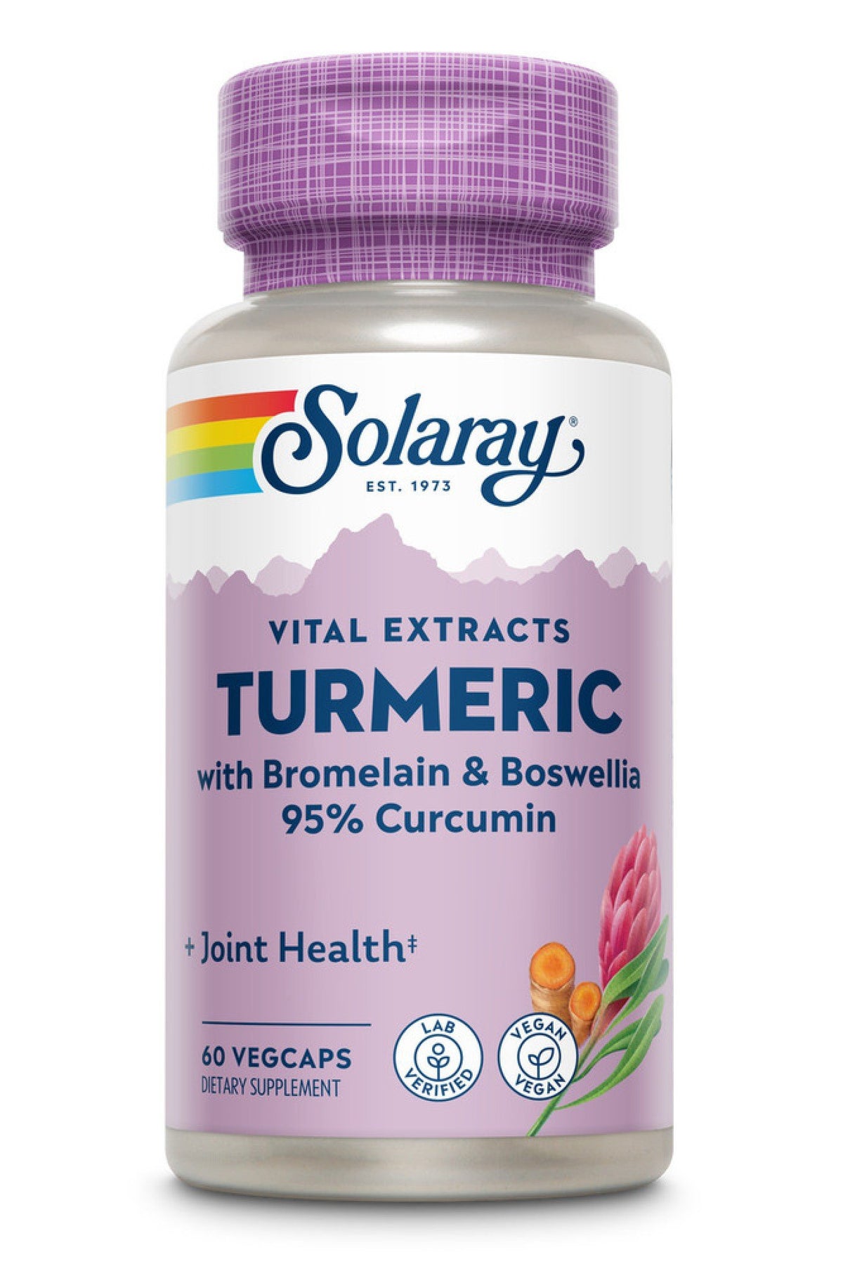 Solaray Turmeric Advanced Formula 60 Capsule