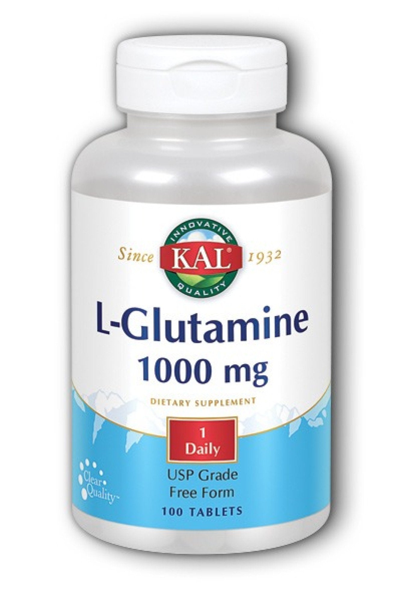 Kal L-Glutamine 100mg 100 Tablet