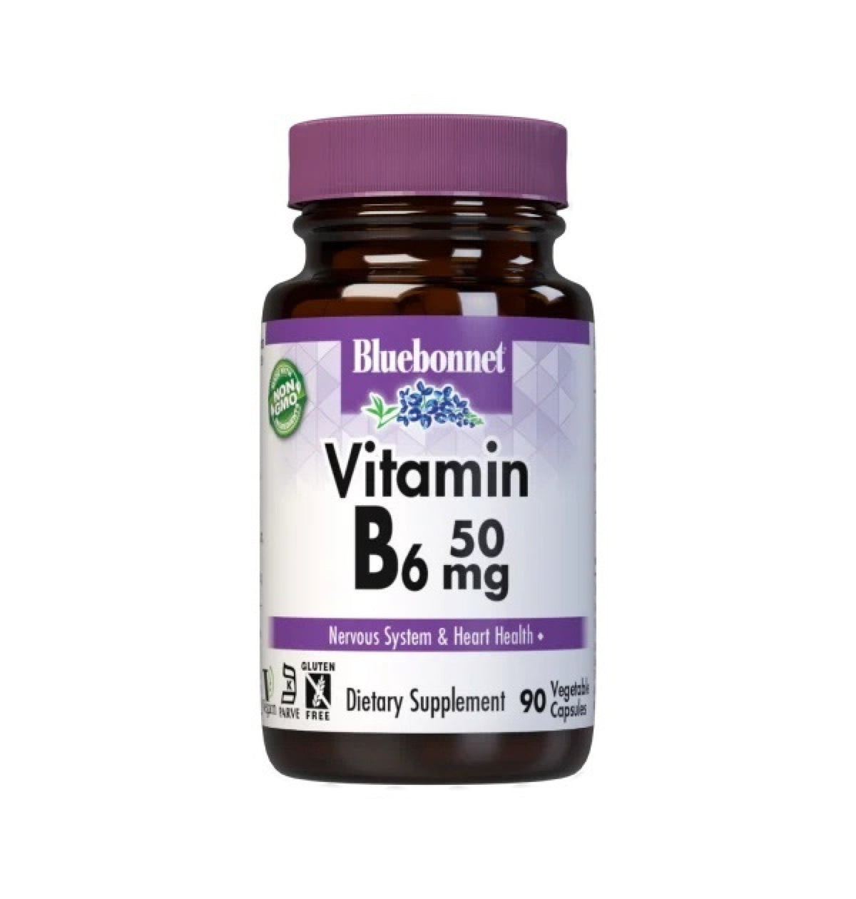 Bluebonnet Vitamin B-6 50mg 90 VegCap