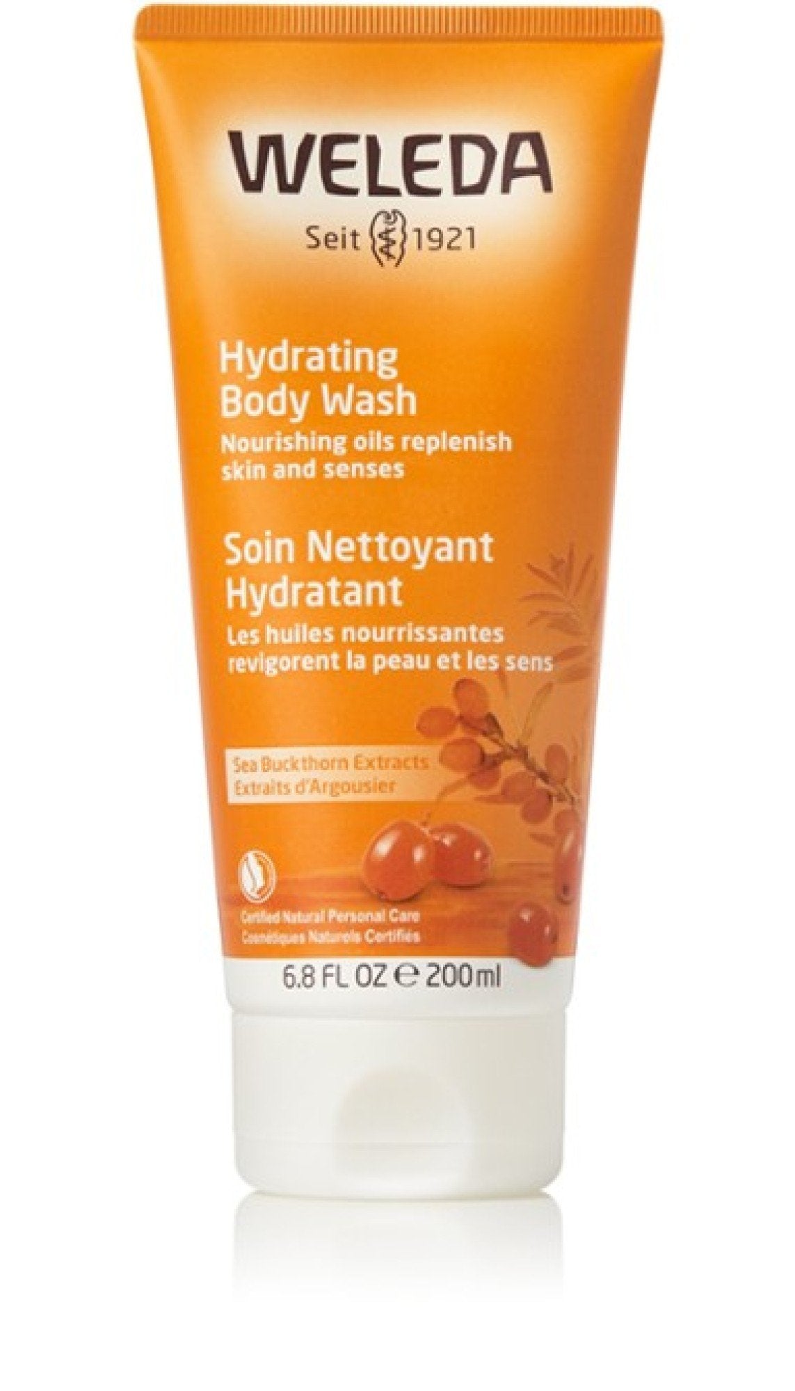 Weleda Sea Buckthorn Creamy Body Wash 7.2 oz Liquid