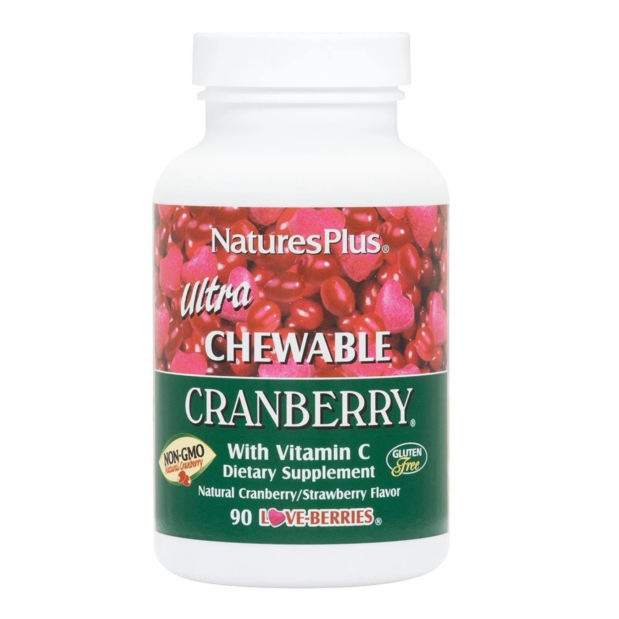 Nature's Plus Ultra Chewable Cranberry 90 Chewable