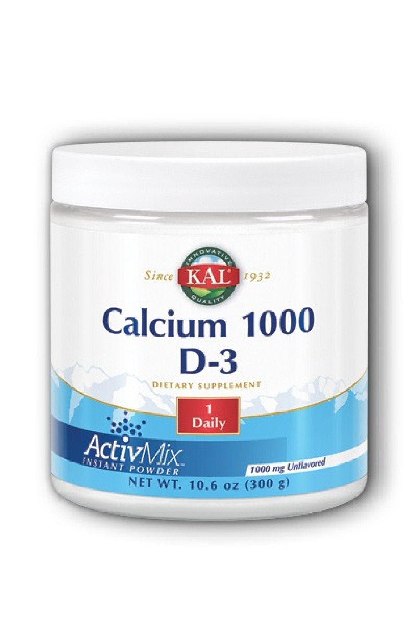 Kal Calcium 1000 D3 10.6 oz Powder