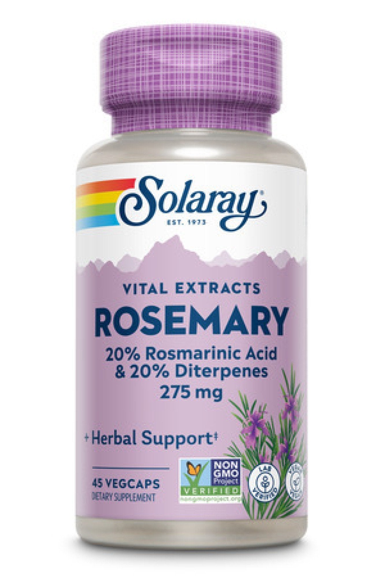 Solaray Rosemary Leaf Extract 45 Capsule