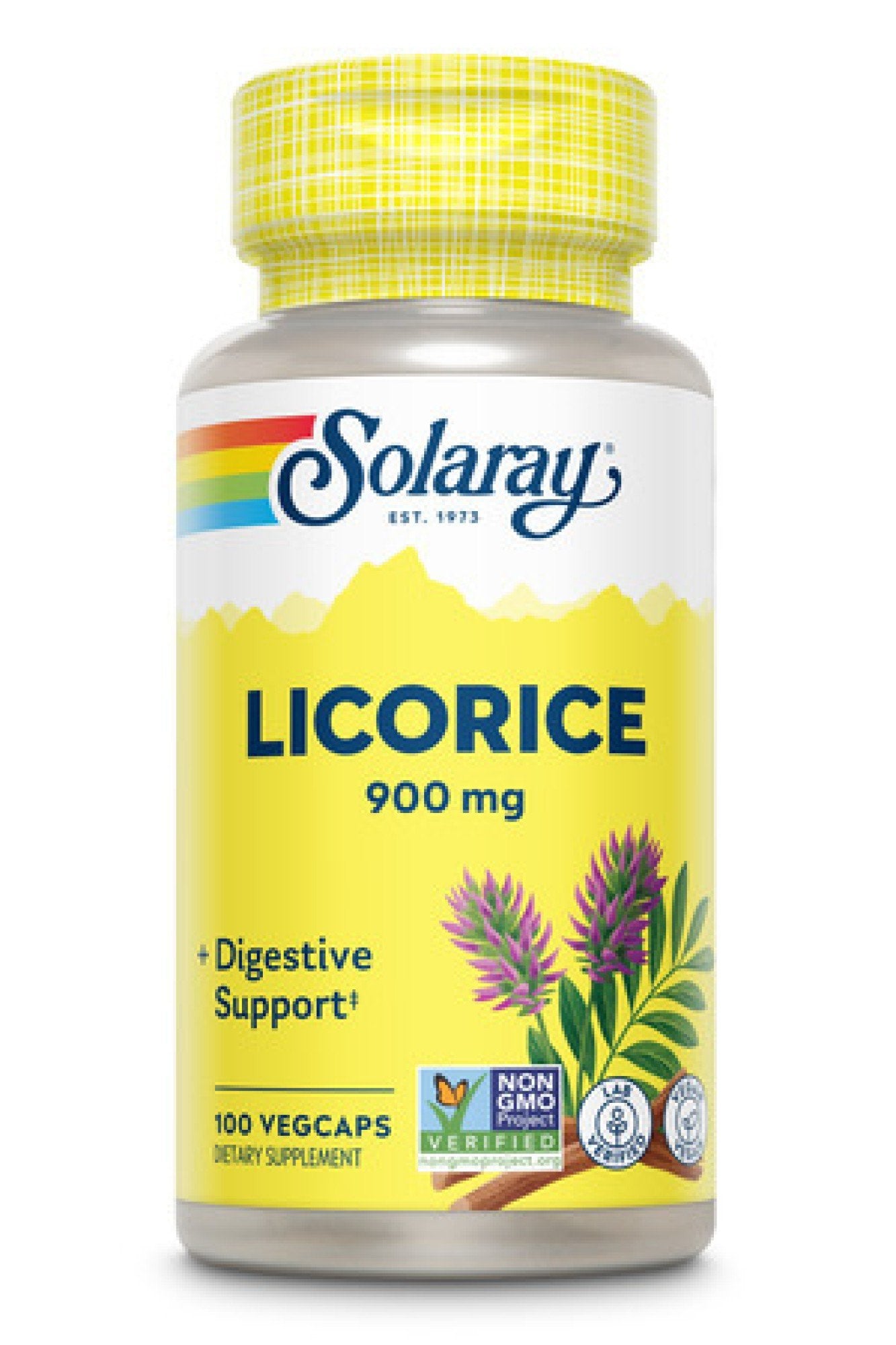 Solaray Organic Licorice Root 450mg 100 VegCap