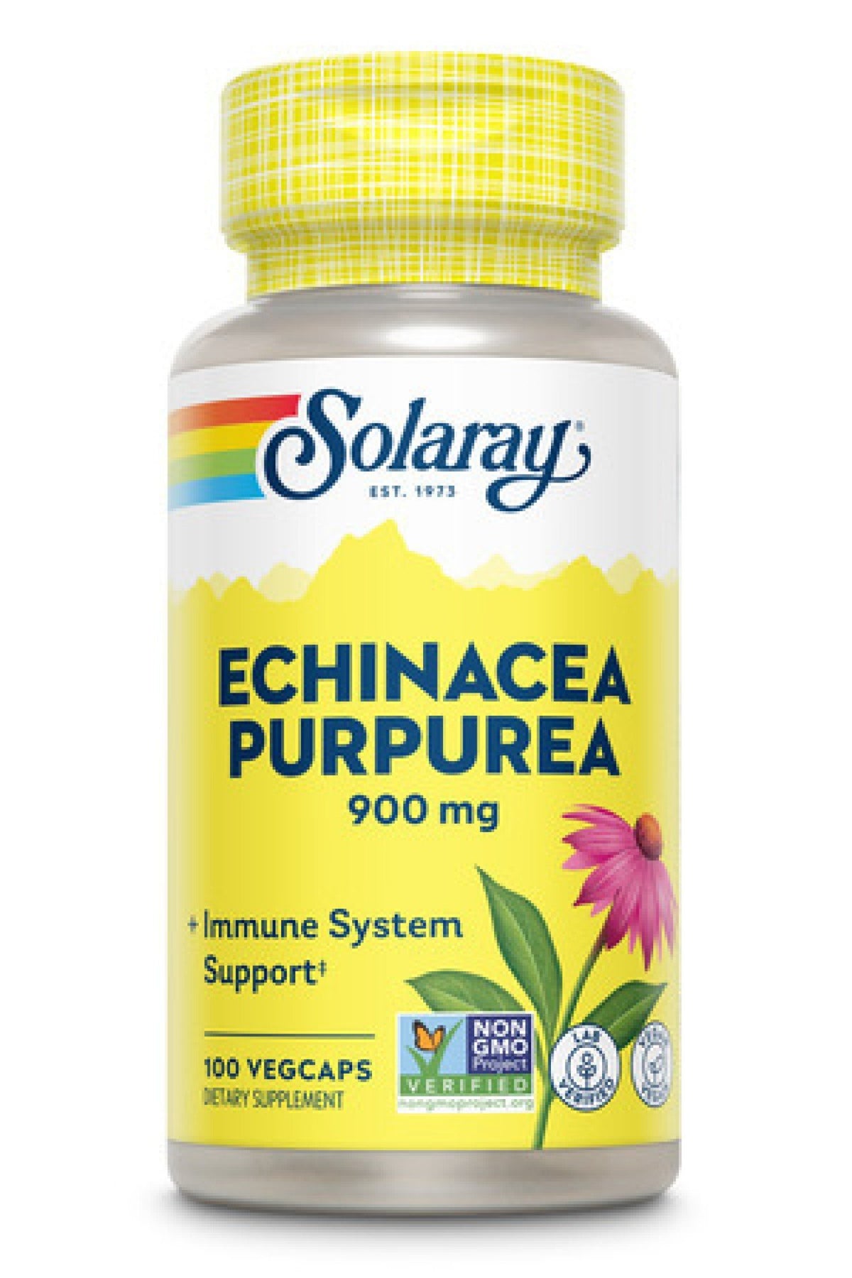 Solaray Organic Echinacea Purpurea Root 450mg 100 Capsule