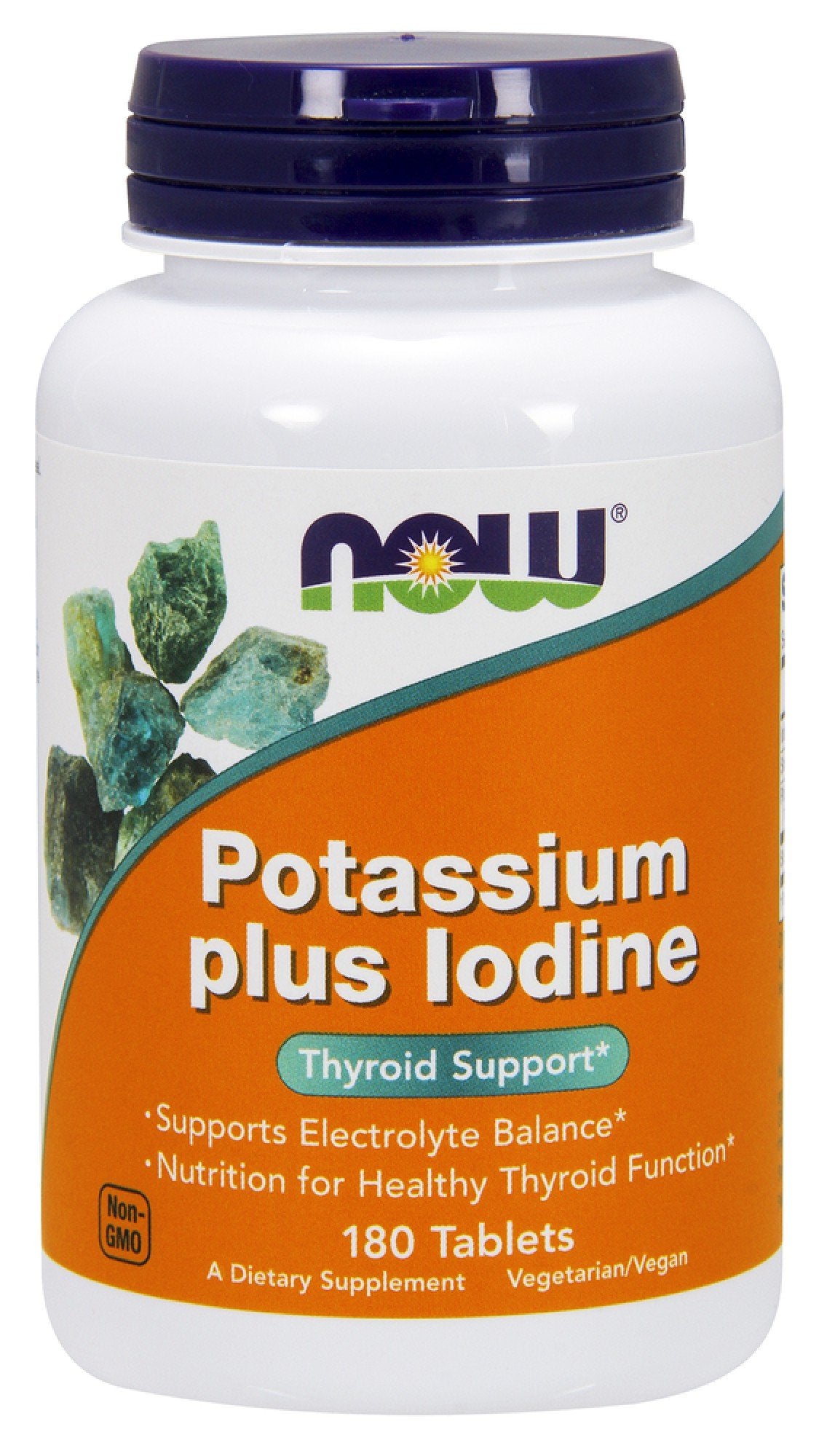 Now Foods Potassium plus Iodine 180 Tablet