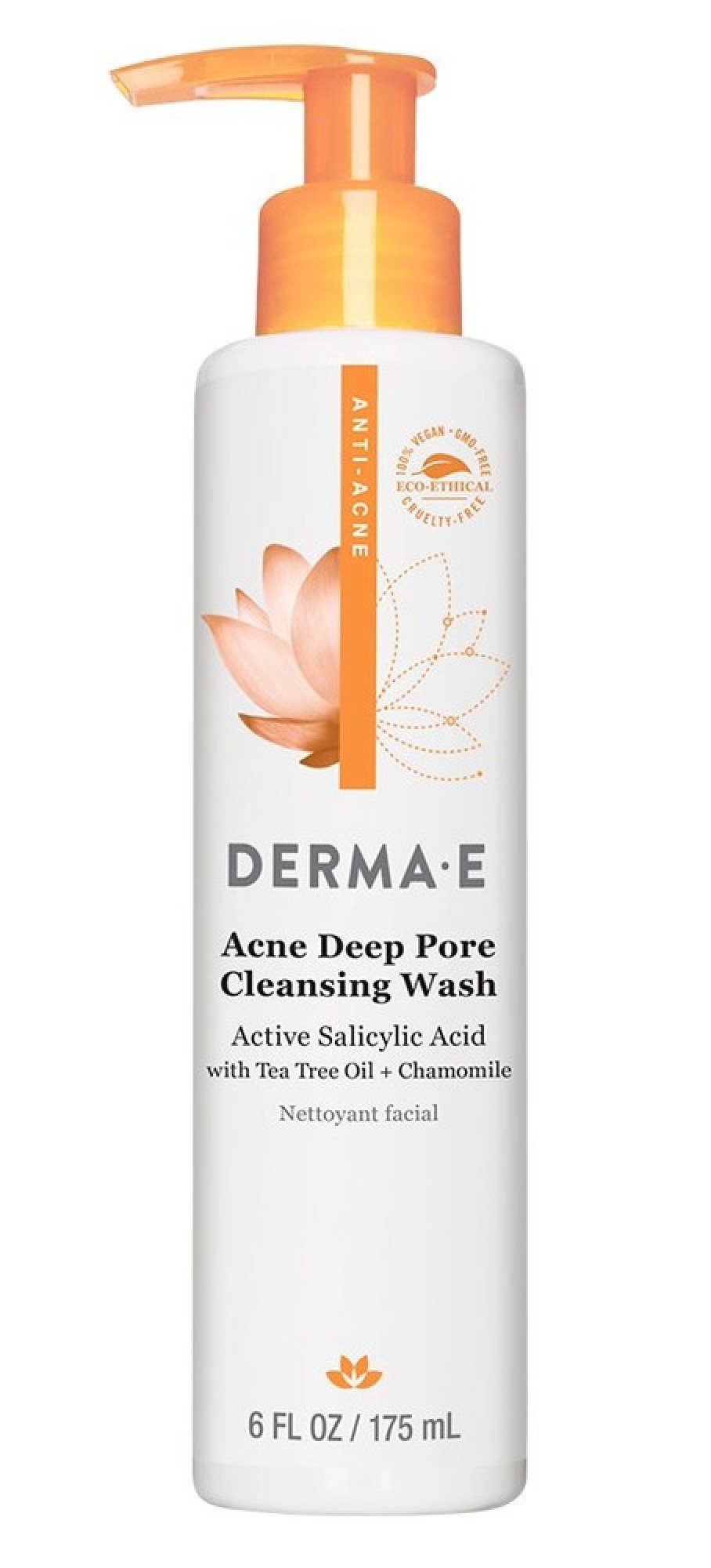 Derma-E Acne Deep Pore Cleansing Wash 6 oz Liquid