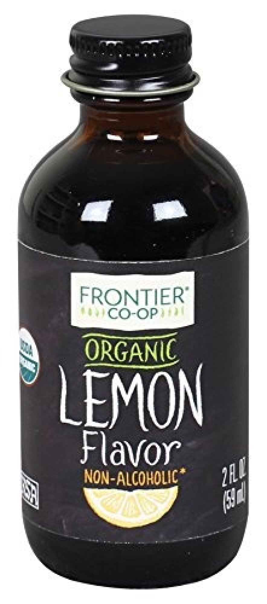 Frontier Natural Products Lemon Flavor-Alcohol Free (Organic) 2 oz Liquid