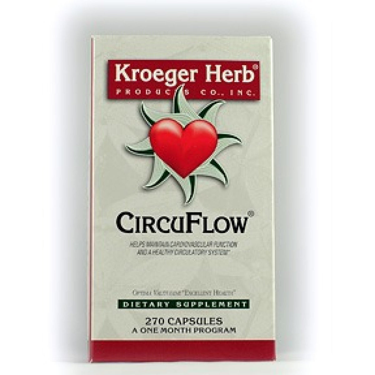 Kroeger Herbs Circu Flow 270 Capsule