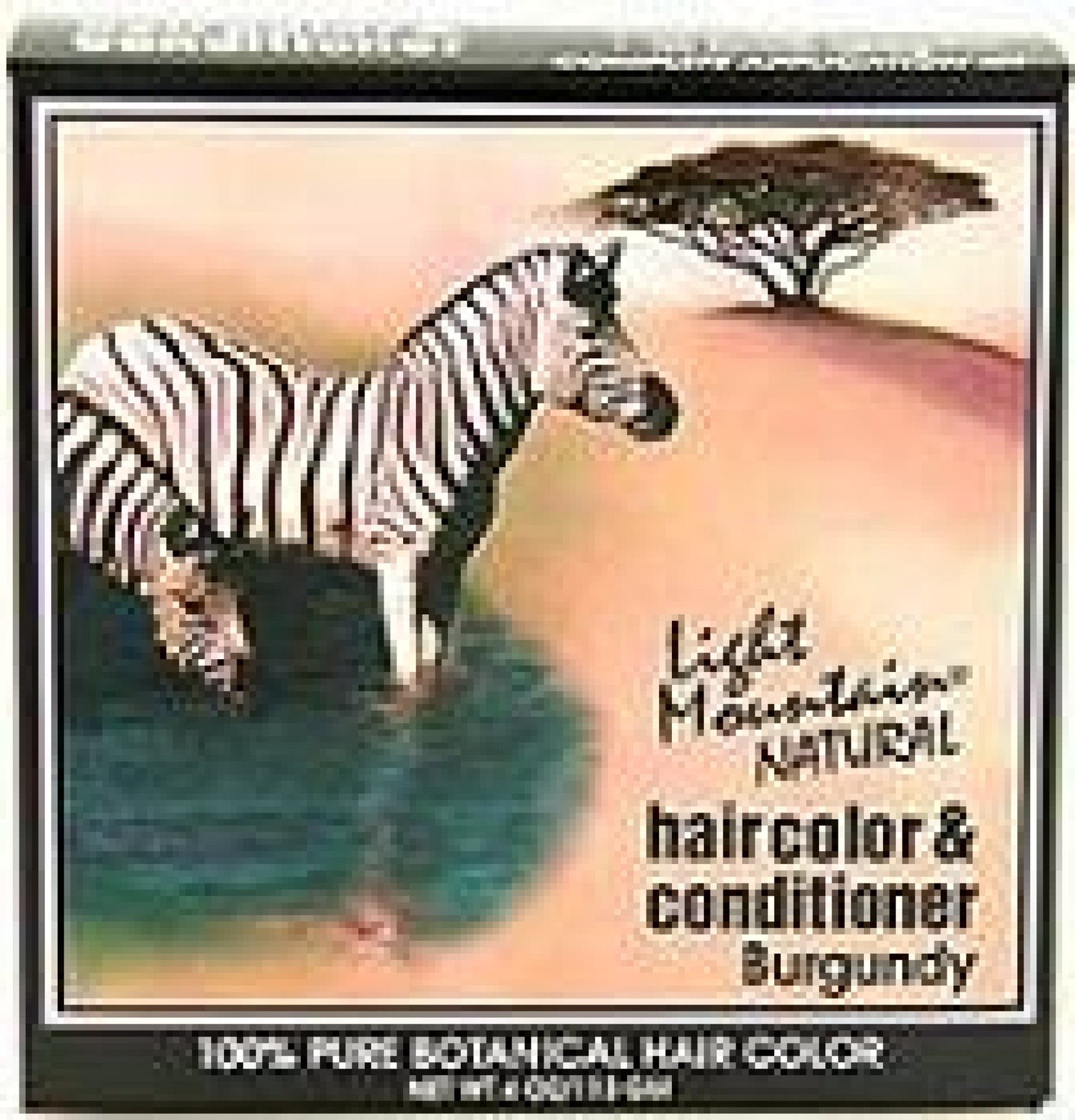 Light Mountain Hair Color & Conditioner- Burgundy 4 oz Powder