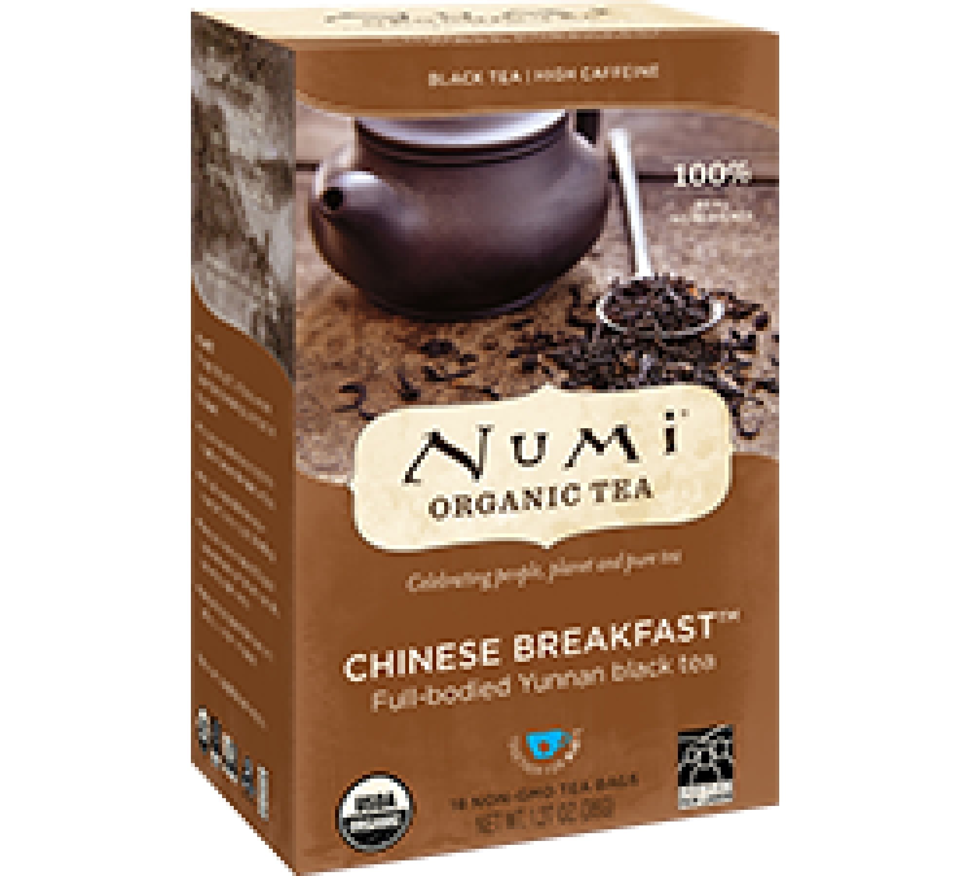 Numi Teas Chinese Breakfast - Yunnan black Tea 18 Bag