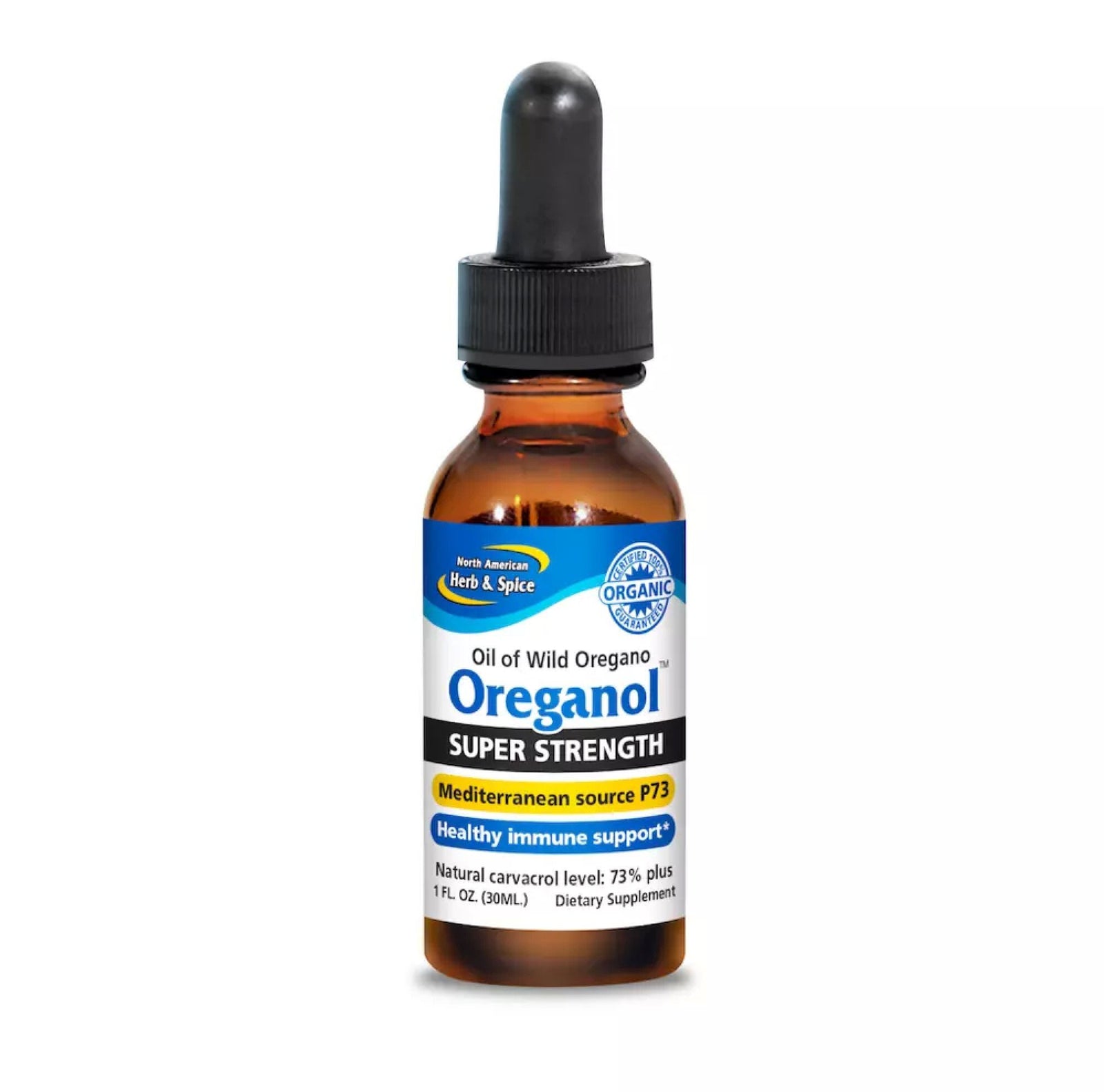 North American Herb & Spice Super Strength Oreganol Oil P73 1 oz Liquid