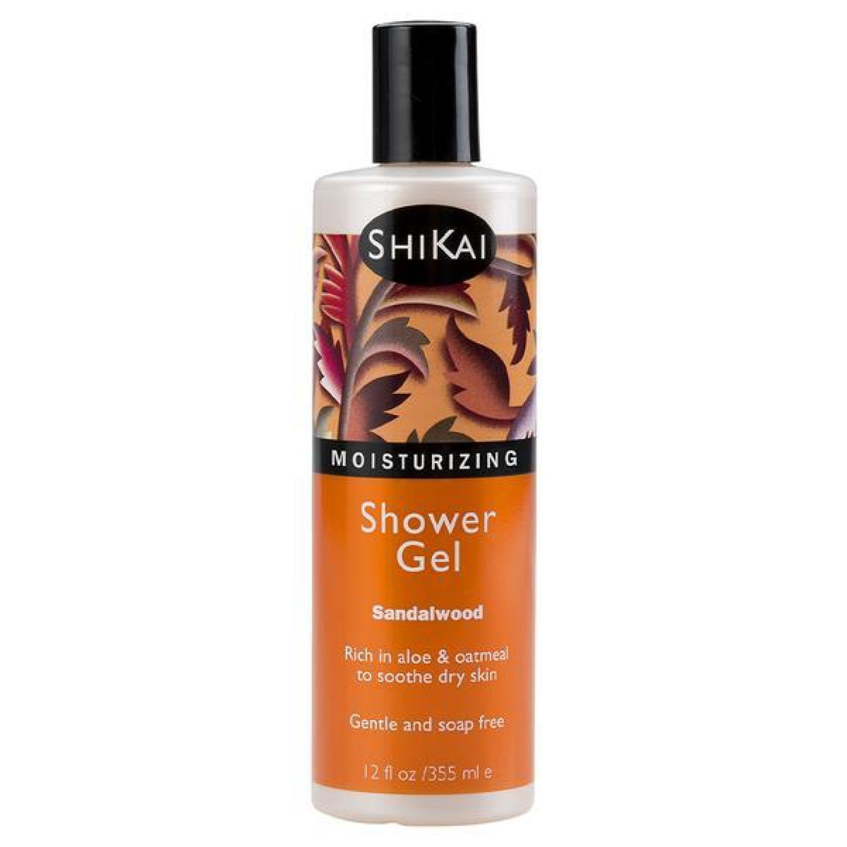 Shikai Moisturizing Shower Gel-Sandlwood 12 oz Gel