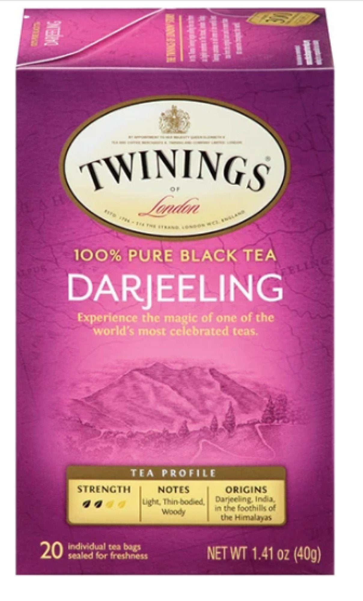 Twinings Teas Darjeeling Tea 20 Bag