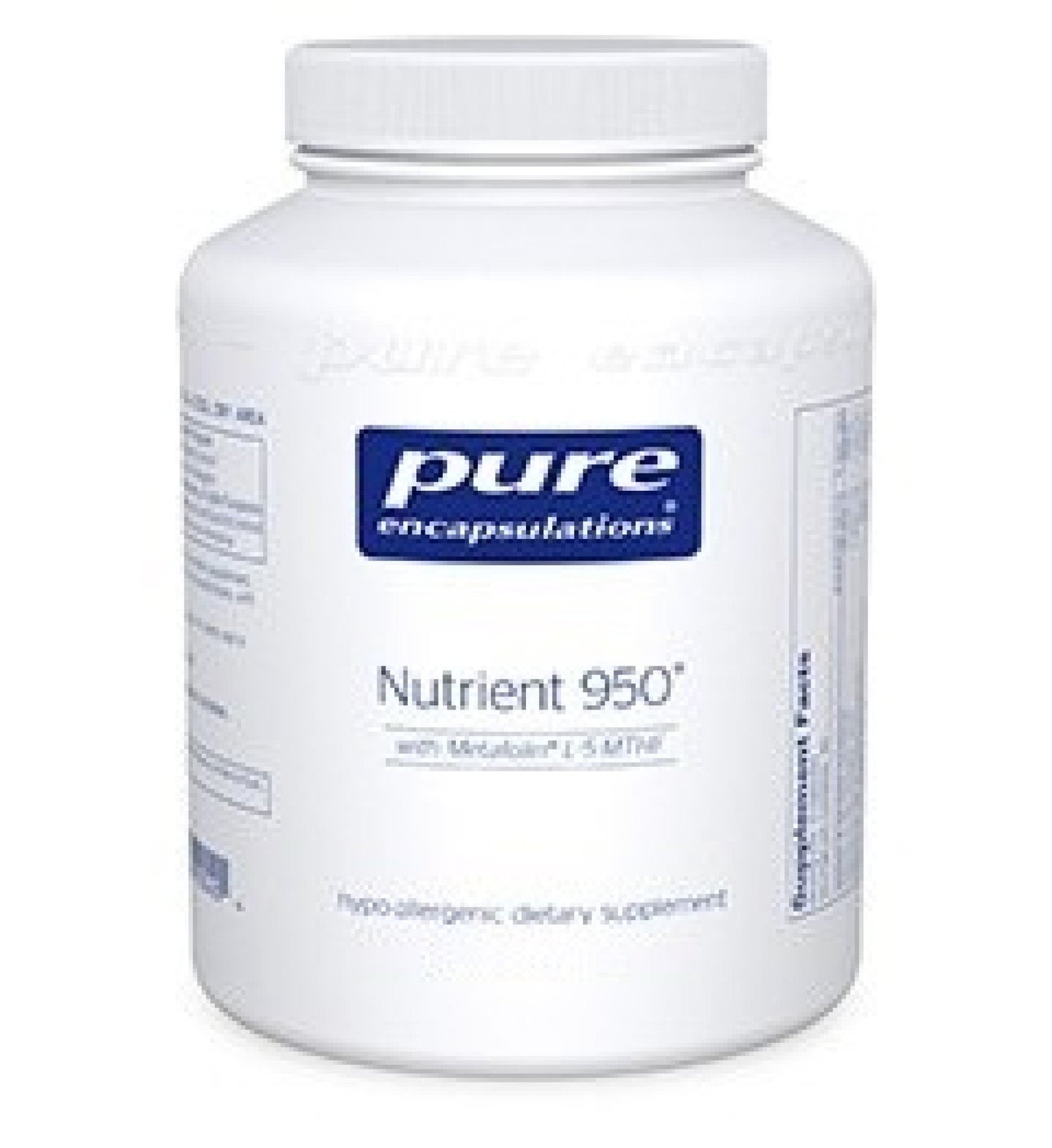 Pure Encapsulations Nutrient 950 180 Vegcap