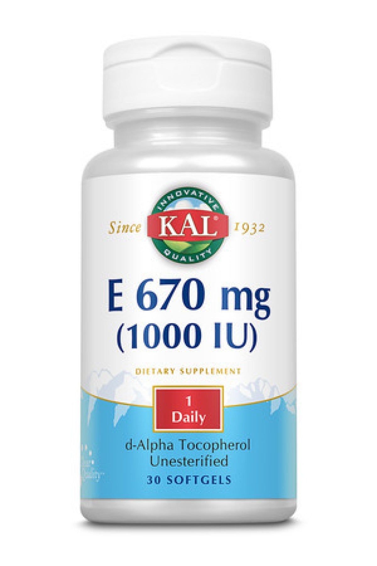 Kal E-670 mg (1000 IU) 30 Softgel