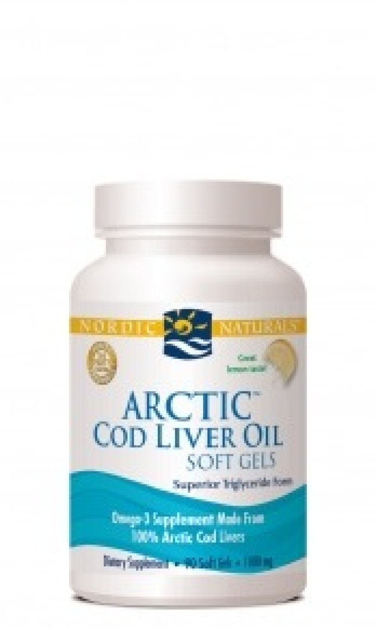 Nordic Naturals Arctic Cod Liver - Lemon 90 Softgel