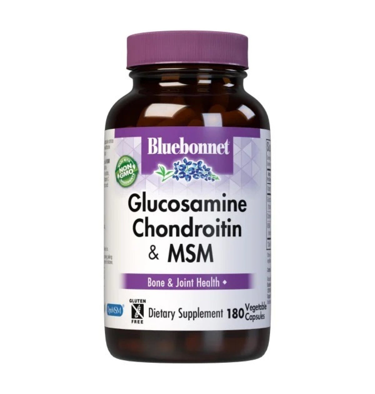 Bluebonnet Glucosamine Chondroitin Plus MSM 180 VegCap