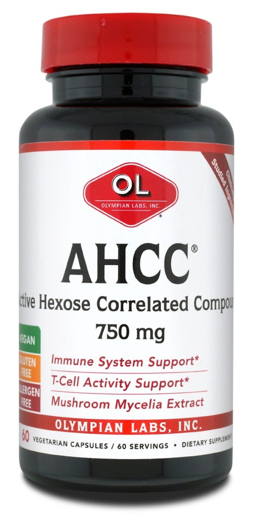 Olympian Labs AHCC 750mg 60 Capsule