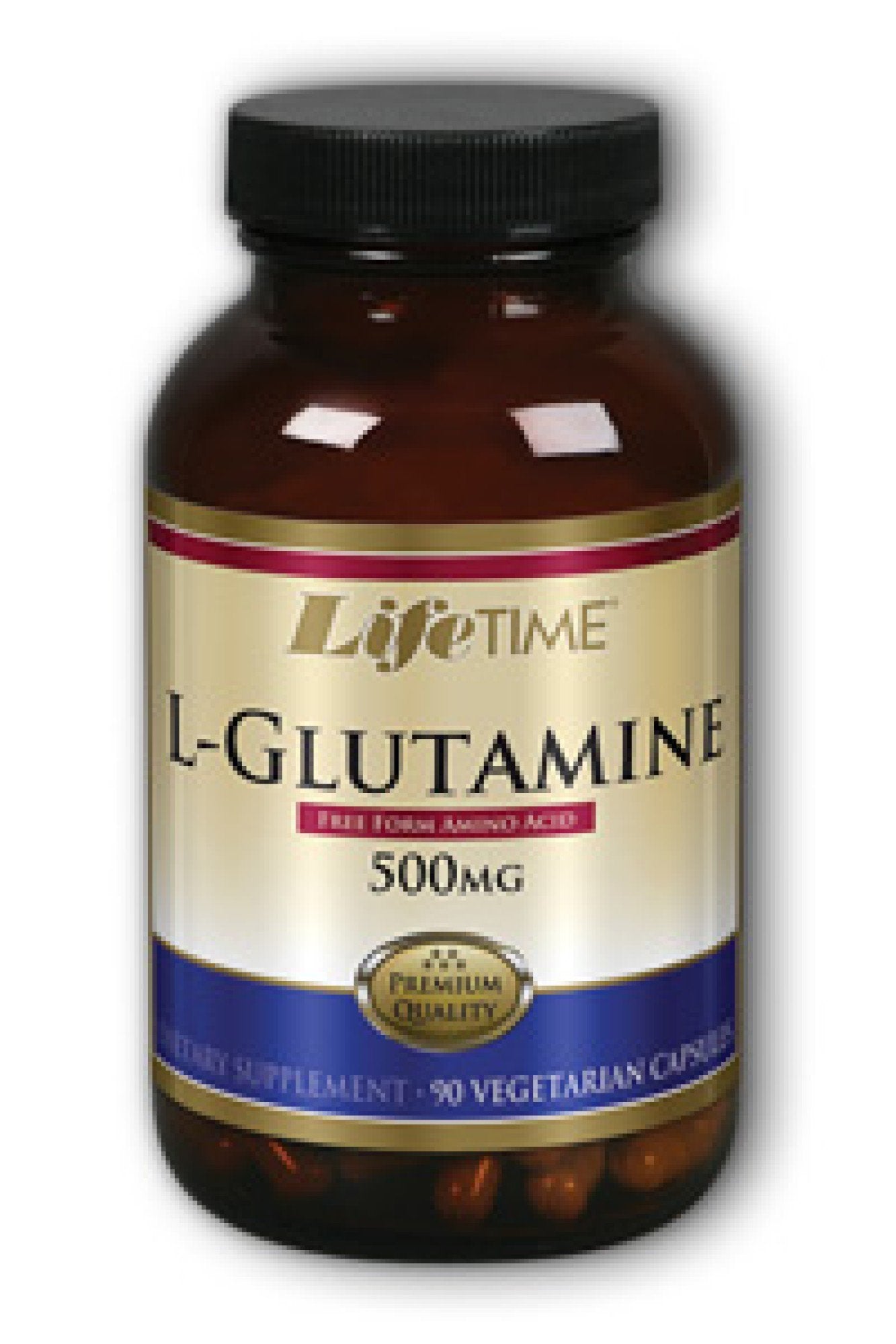 LifeTime L-Glutamine 500mg 90 Capsule