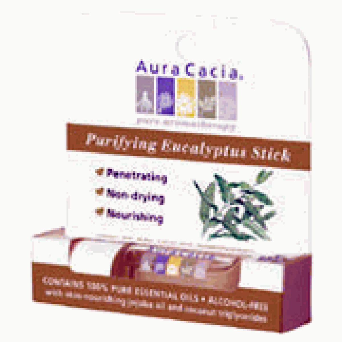 Aura Cacia Aromatherapy Stick Purifying Eucalyptus .29 oz Liquid