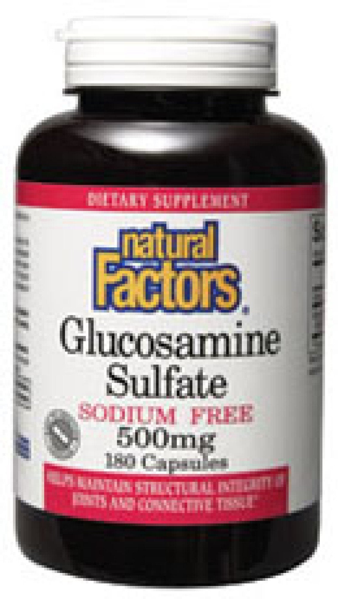 Natural Factors Glucosamine Sulfate Sodium Free 180 Capsule