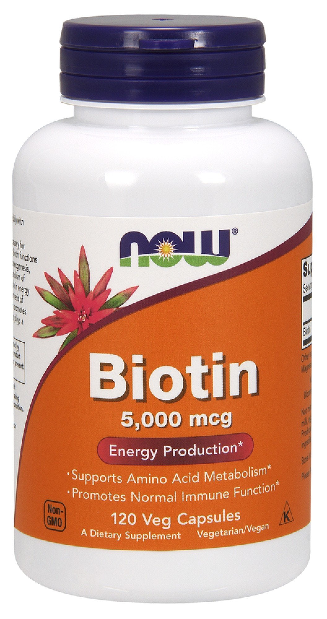 Now Foods Biotin 5,000 mcg 120 VegCap