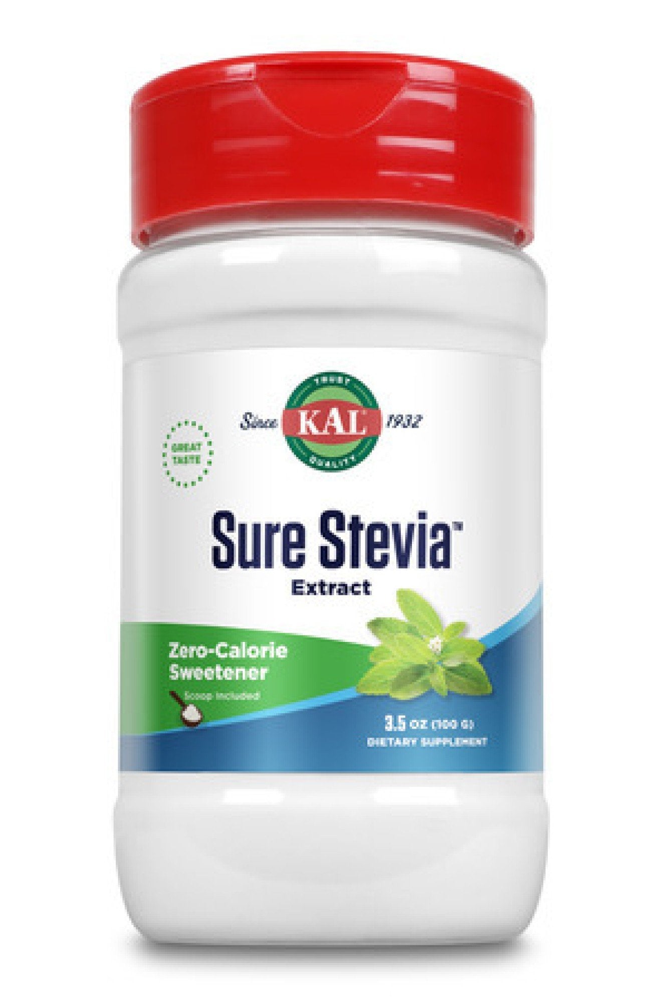 Kal Sure Stevia Extract Powder 3.5 oz Powder