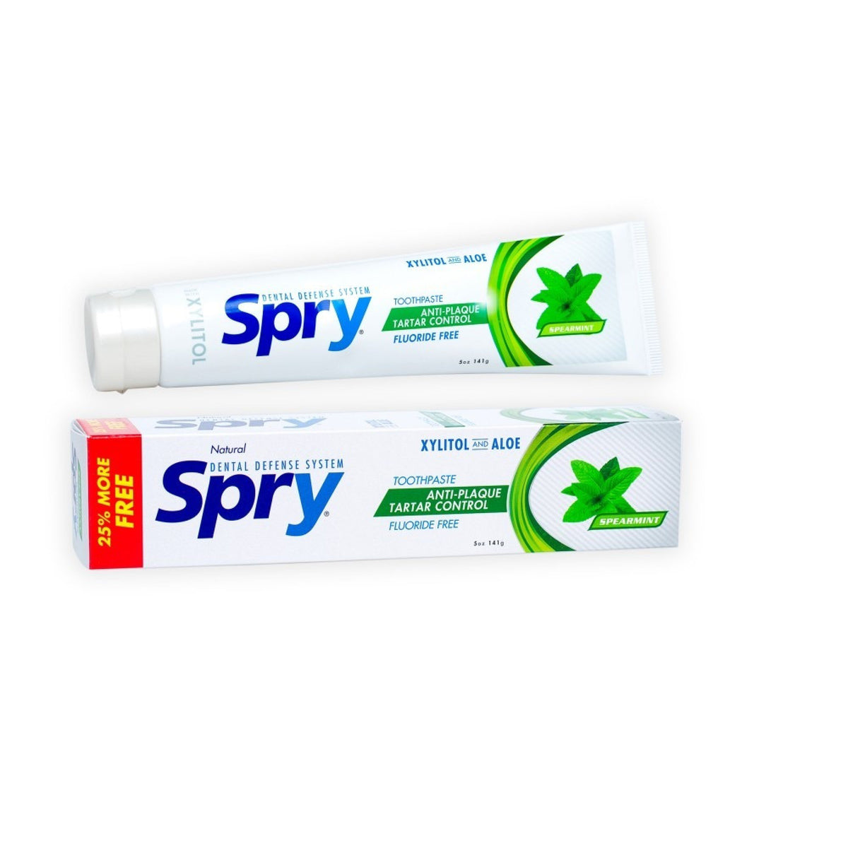 Xlear Spry Toothpaste Peppermint Fluoride-Free 5 oz Toothpaste