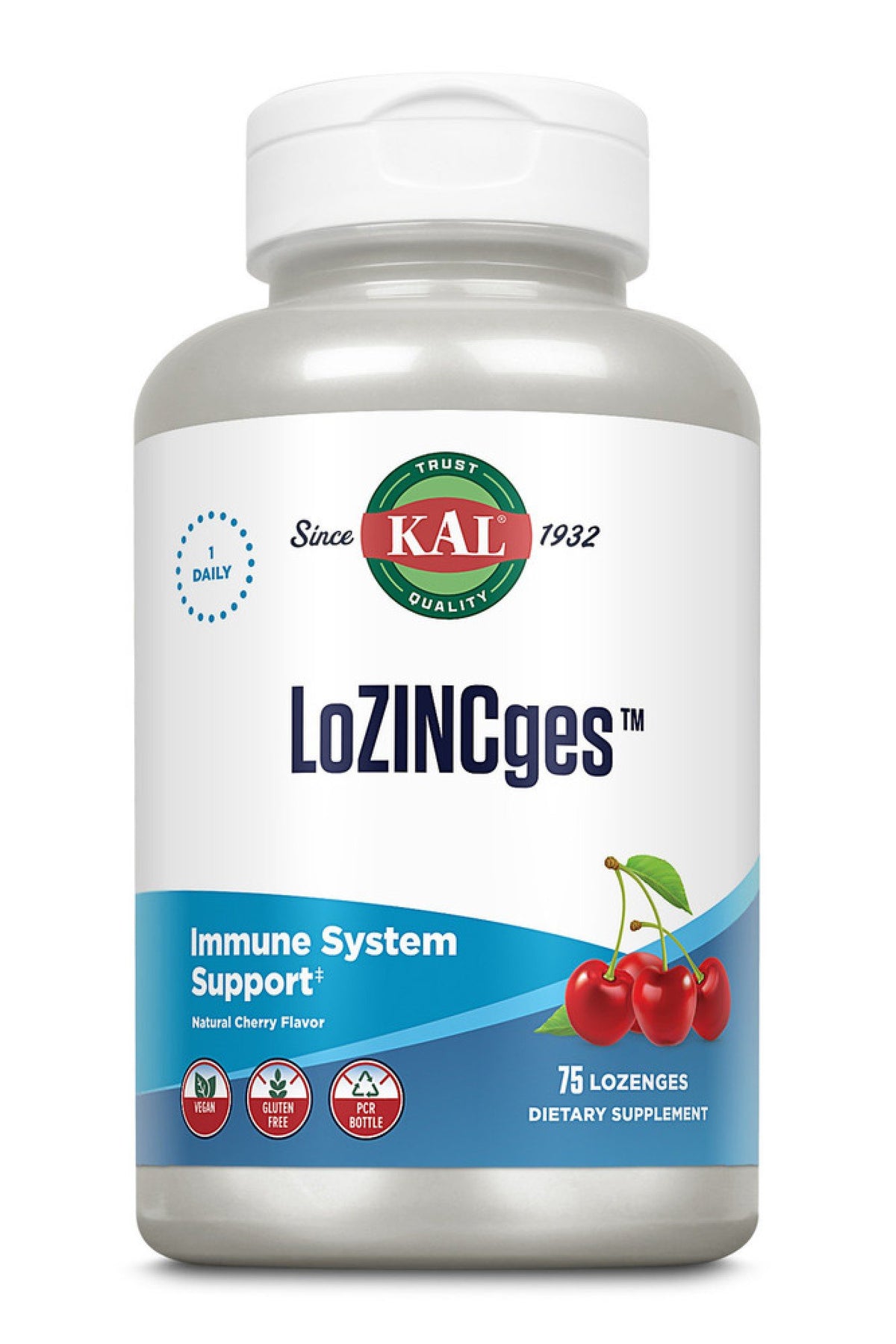 Kal Cherry LoZINCges 75 Lozenge