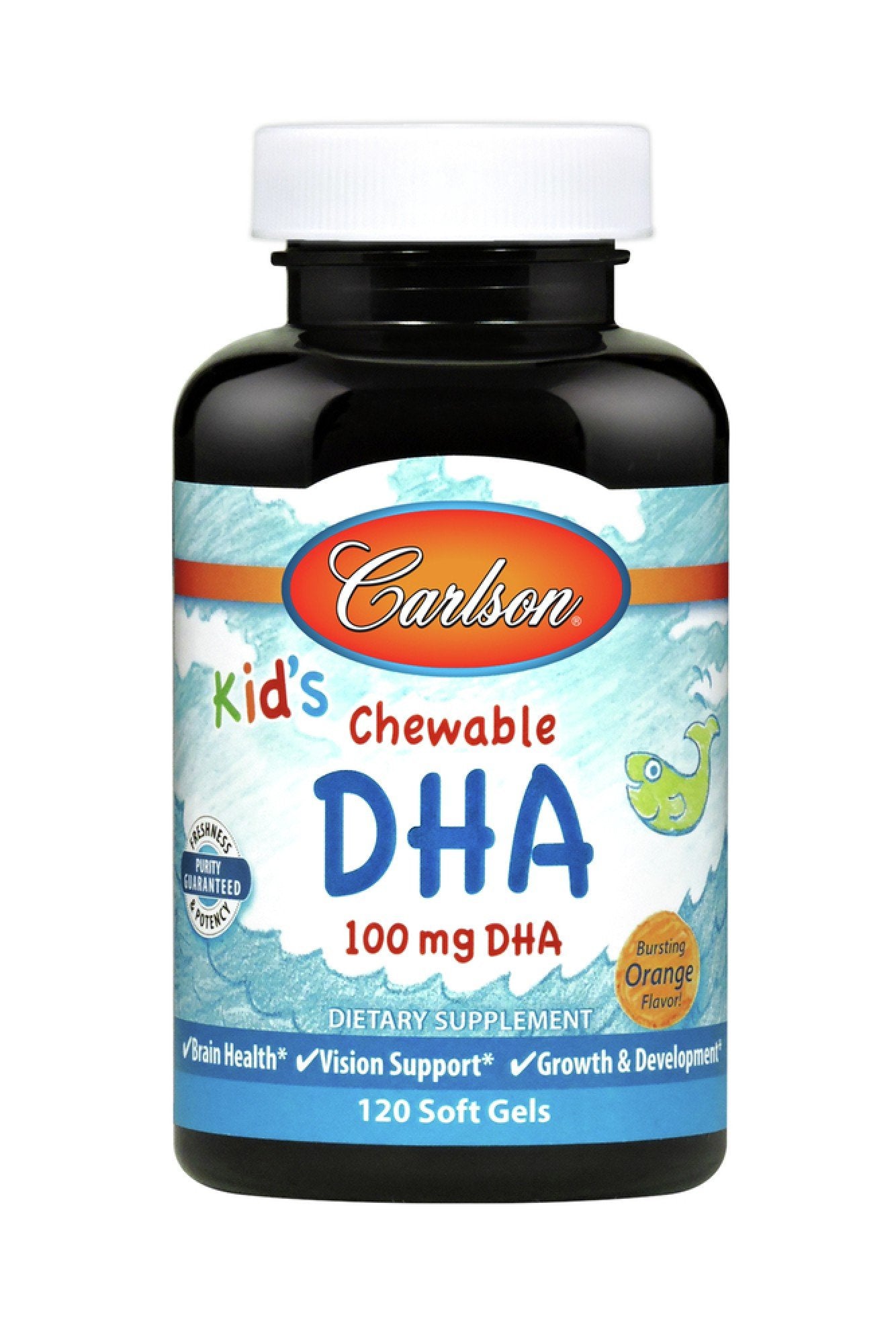 Carlson Laboratories Kids Chewable DHA 120 Softgel