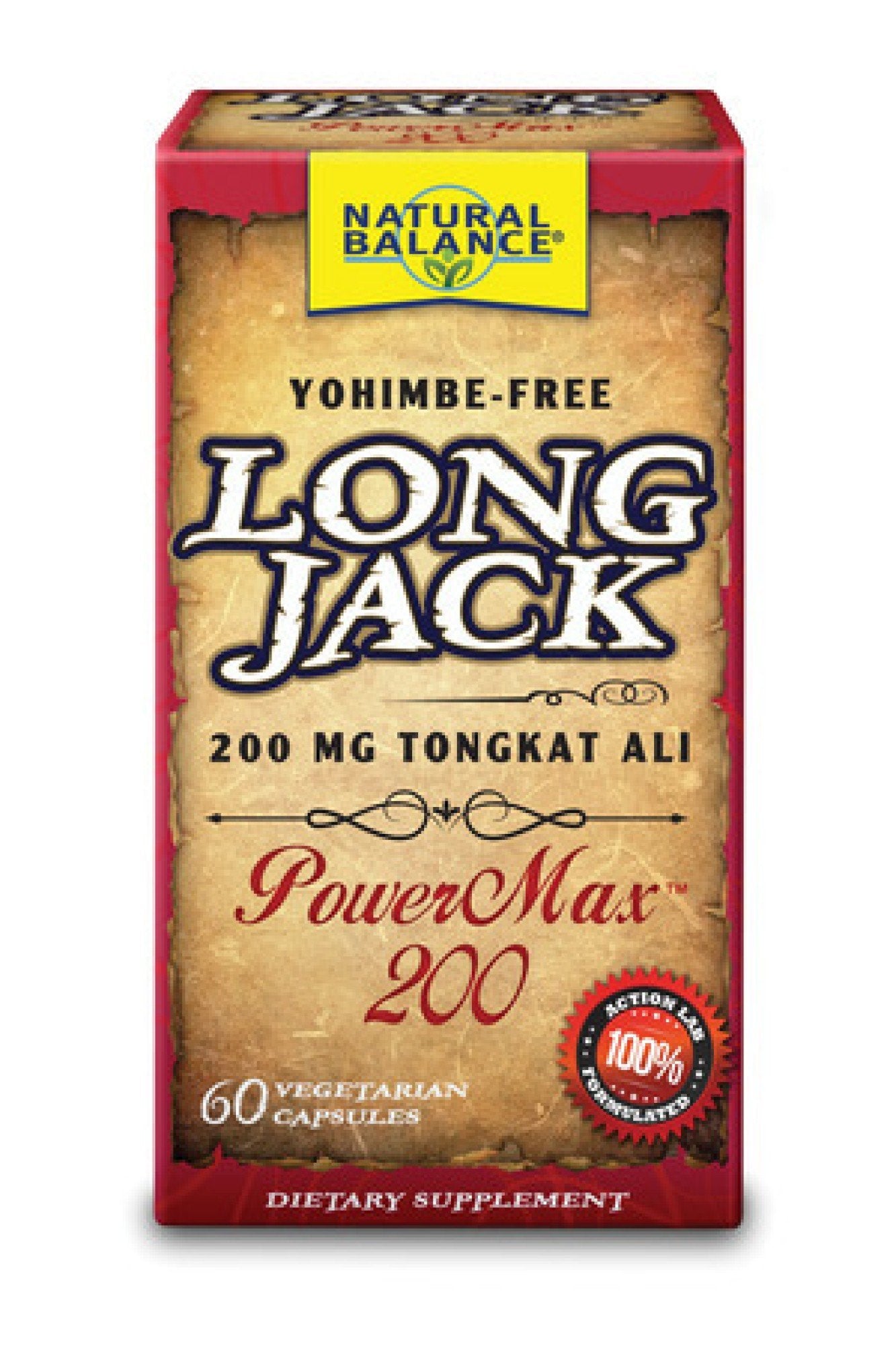 Natural Balance Long Jack Power Max 200 60 Capsule