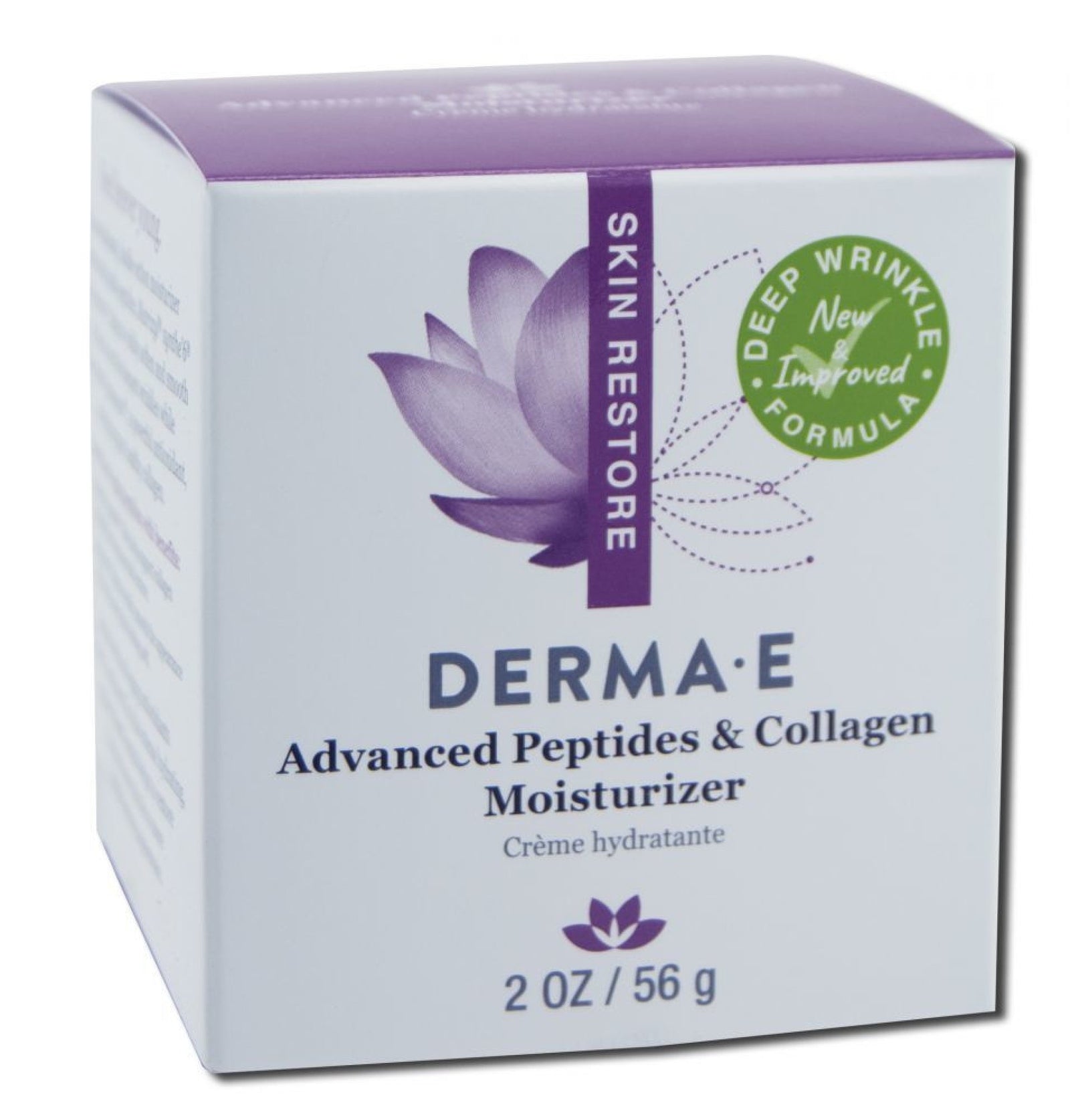 Derma-E Advanced Peptide and Flora-Collagen Moisturizer 2 oz Creme