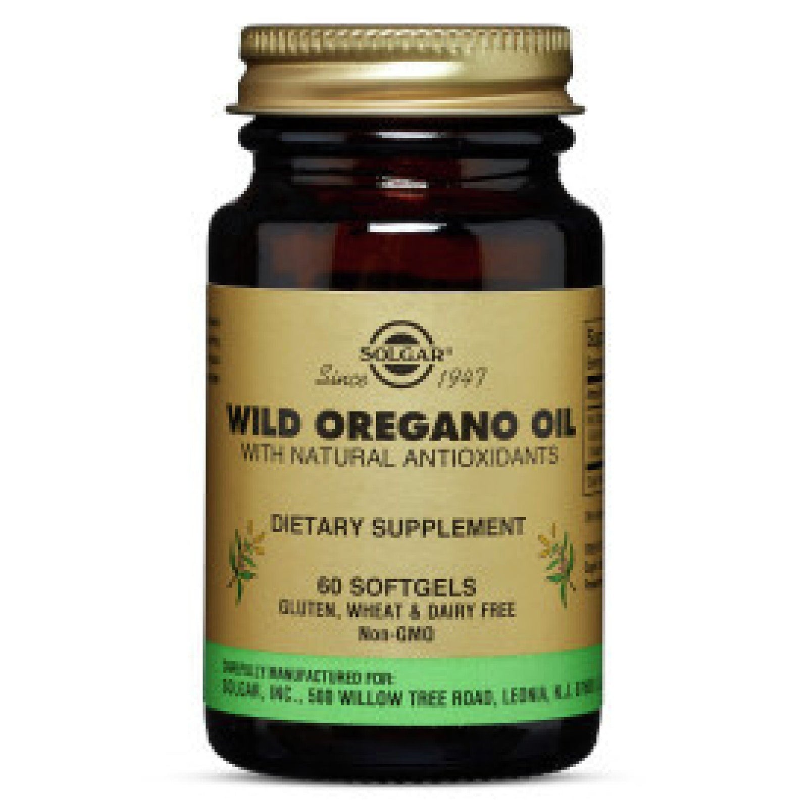 Solgar Wild Oregano Oil 60 Softgel