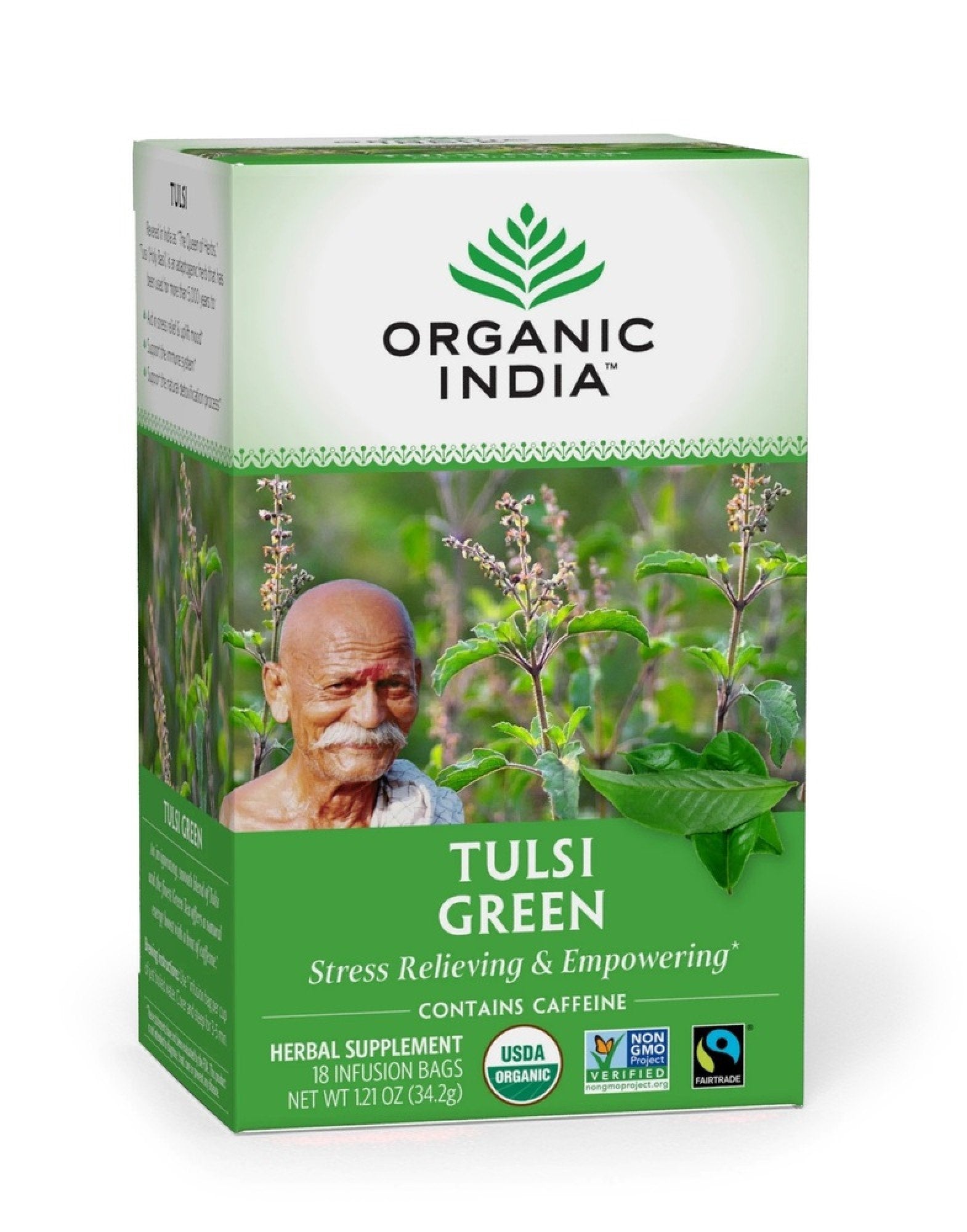 Organic India Tulsi Tea Green 18 Bag