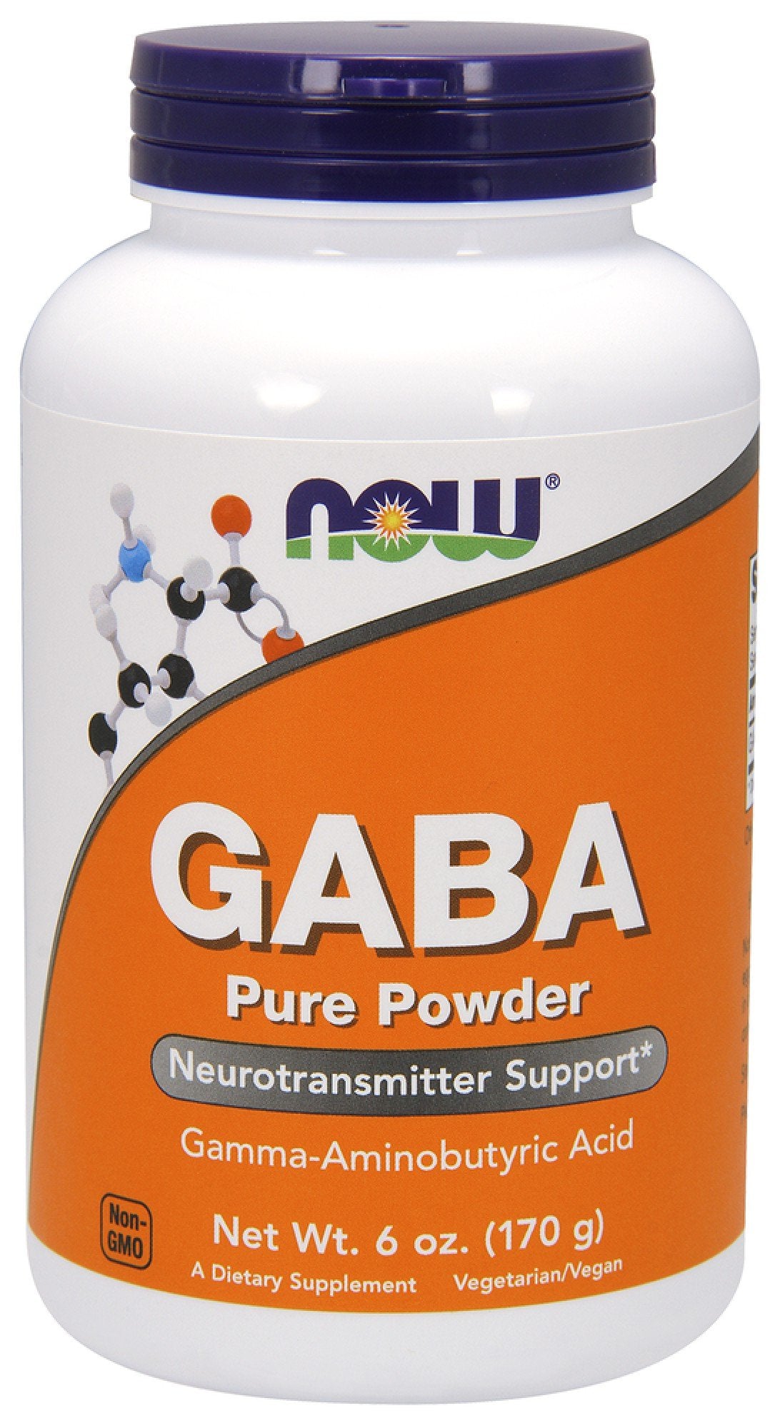 Now Foods GABA Pure Powder 6 oz Powder