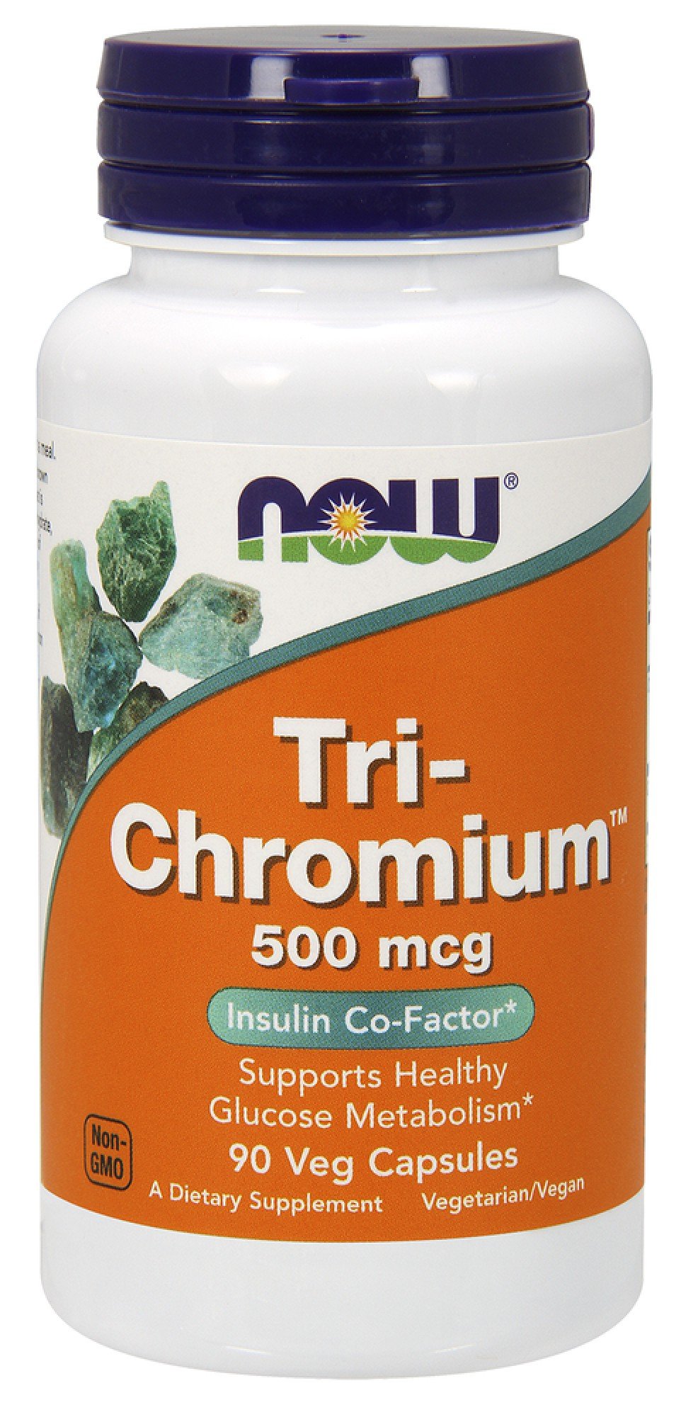 Now Foods Tri-Chromium 500cg+Cinnamon 90 VegCap