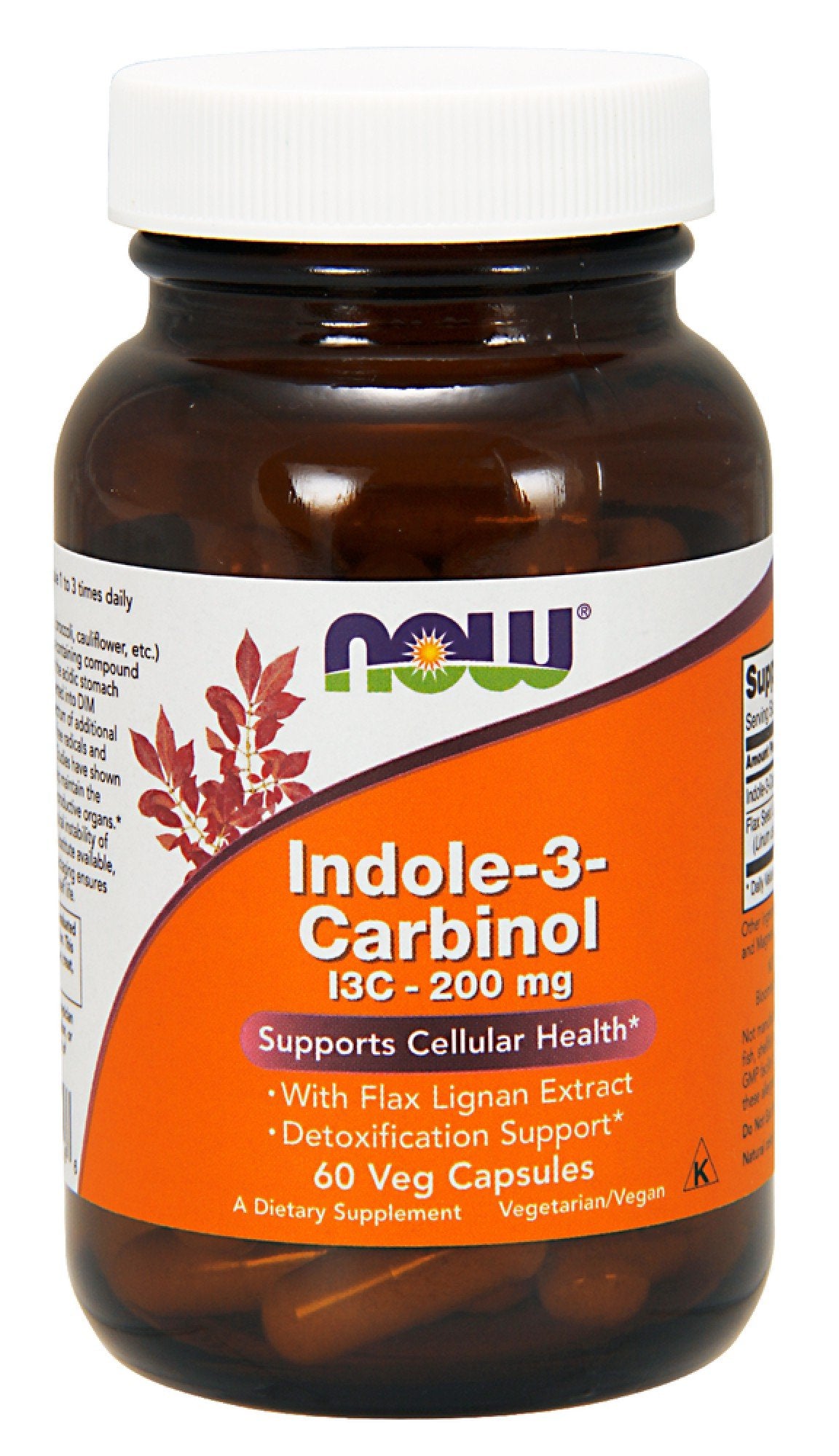 Now Foods Indole-3-Carbinol with Lignans 60 VegCap