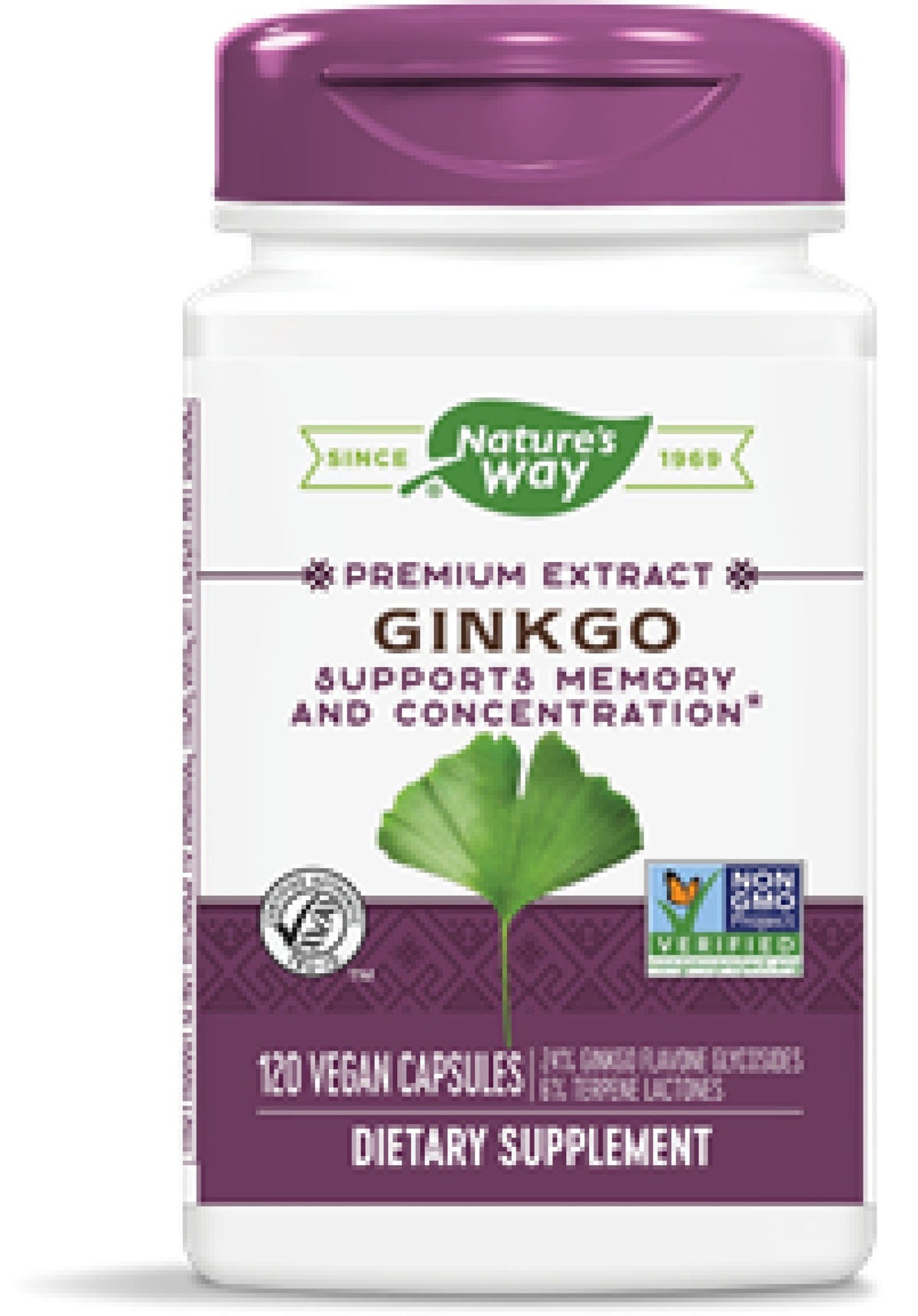 Nature&#39;s Way Ginkgo 120 VegCap