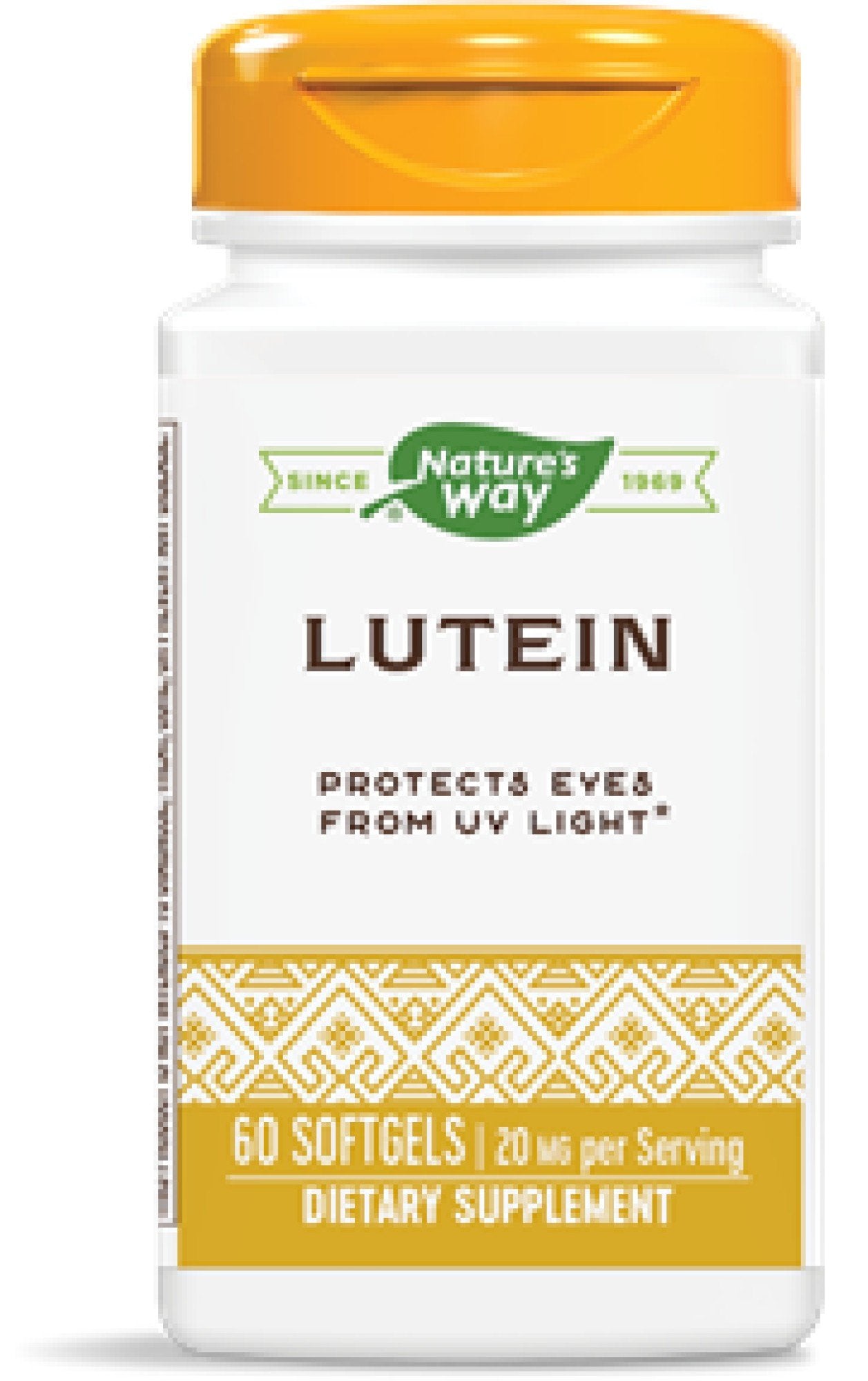 Nature's Way Lutein 20 Mg 60 Softgel