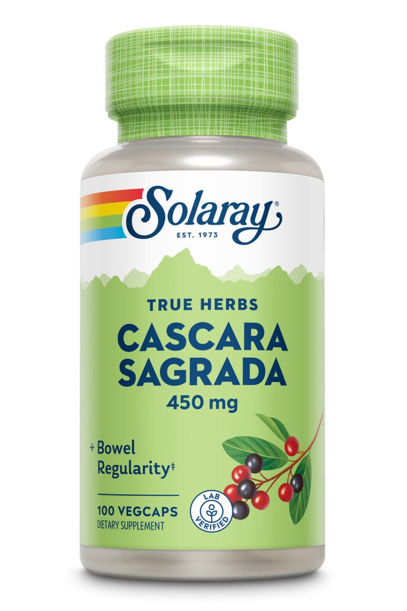 Solaray Cascara Sagrada 450mg 100 Capsule