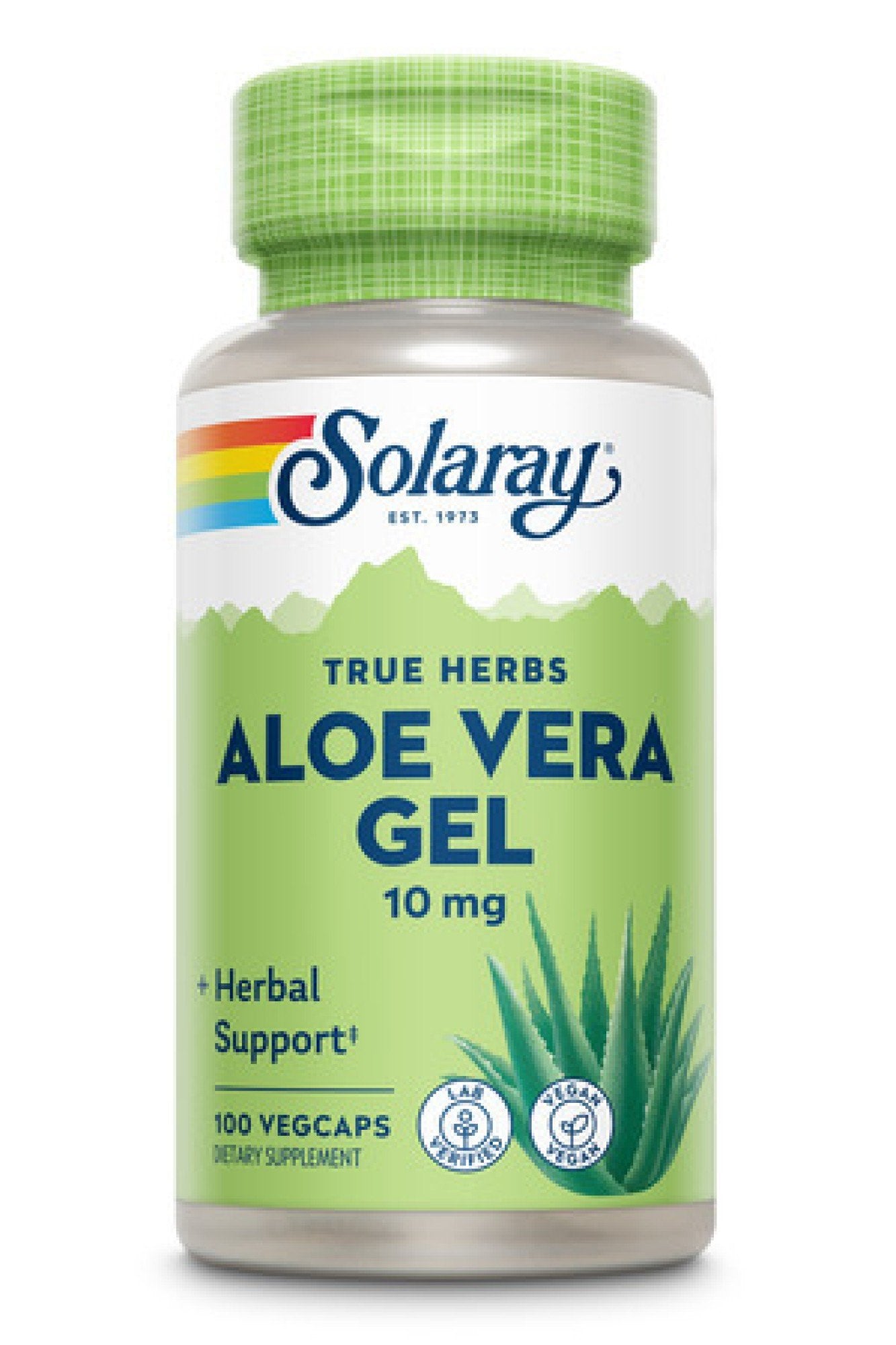 Solaray Aloe Vera Gel 10mg 100 VegCap