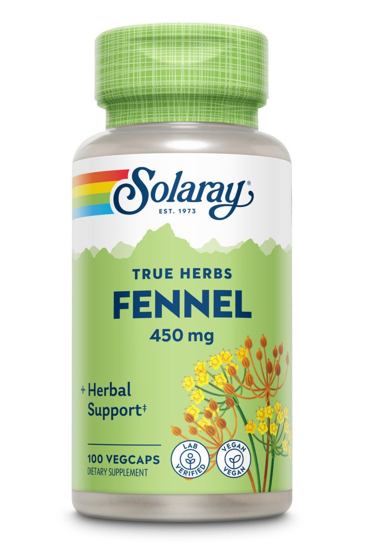 Solaray Fennel Seeds 450mg 100 VegCap