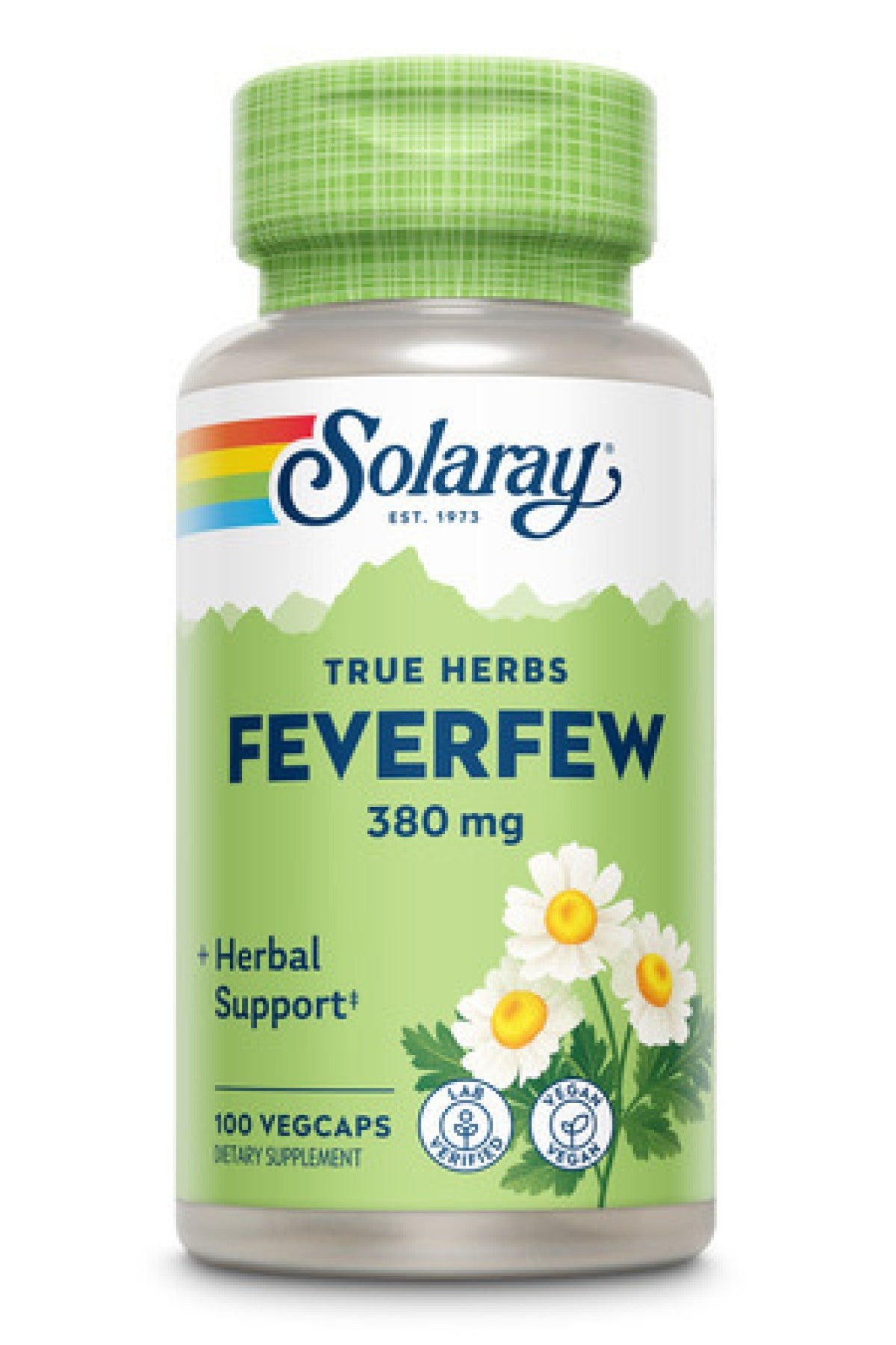 Solaray Feverfew Leaves 380mg 100 VegCap