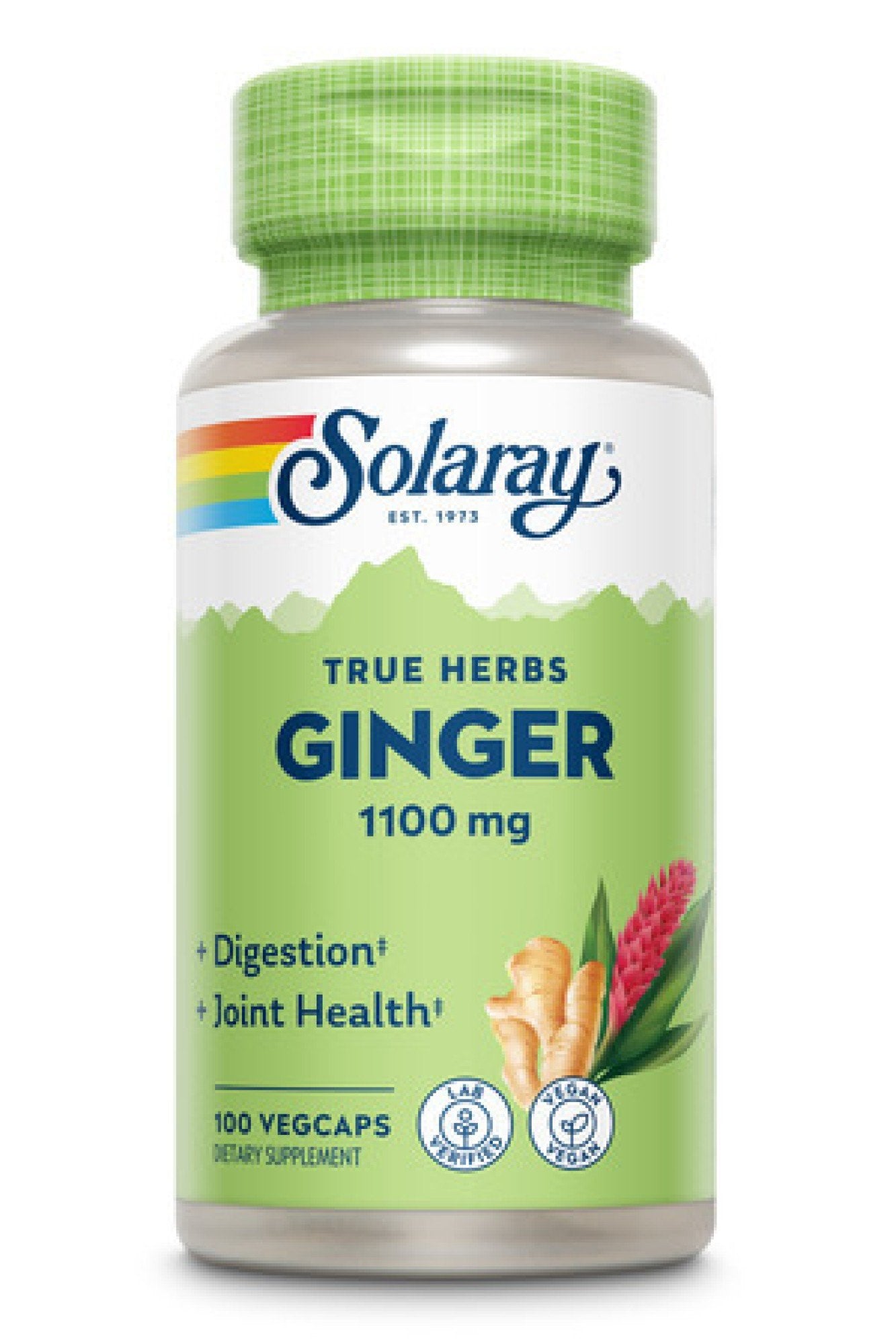 Solaray Ginger Root 550mg 100 VegCap