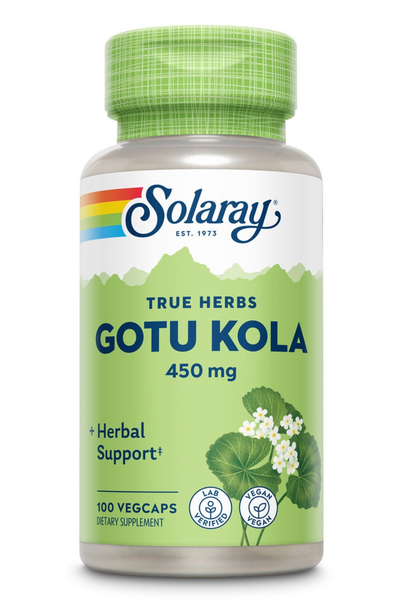 Solaray Gotu Kola 450mg 100 VegCaps