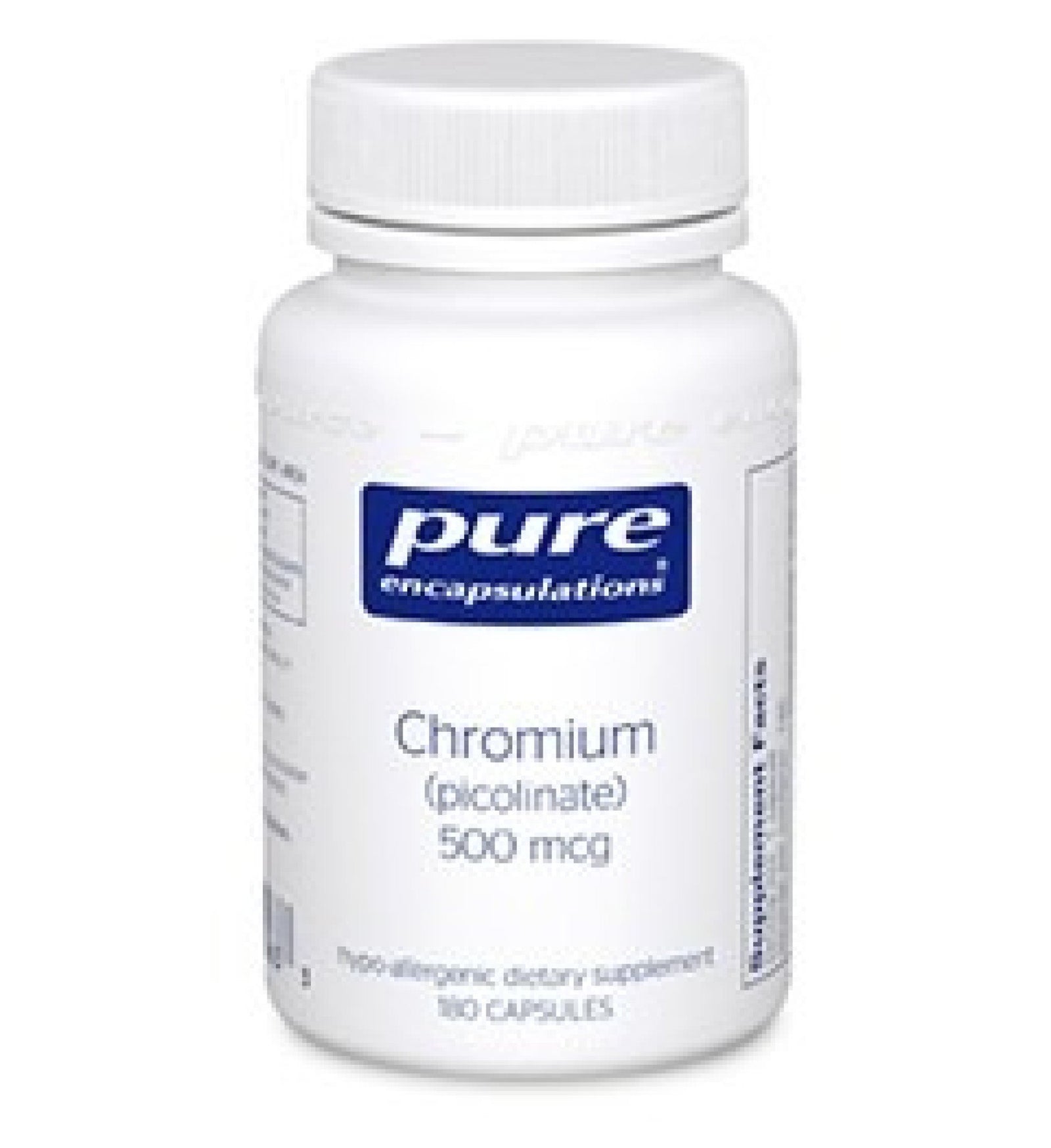 Pure Encapsulations Chromium Picolinate 500 mcg 180 Vegcap