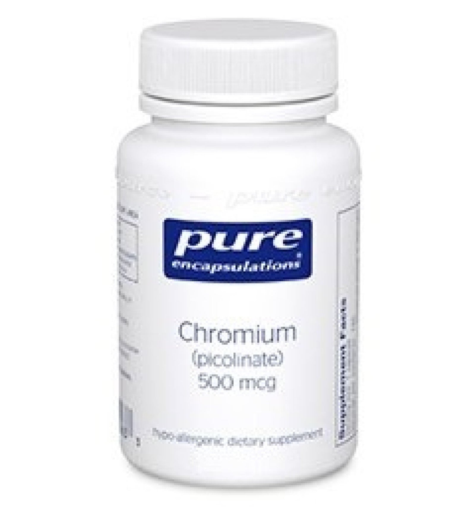 Pure Encapsulations Chromium Picollnate 500 mcg 60 Vegcap
