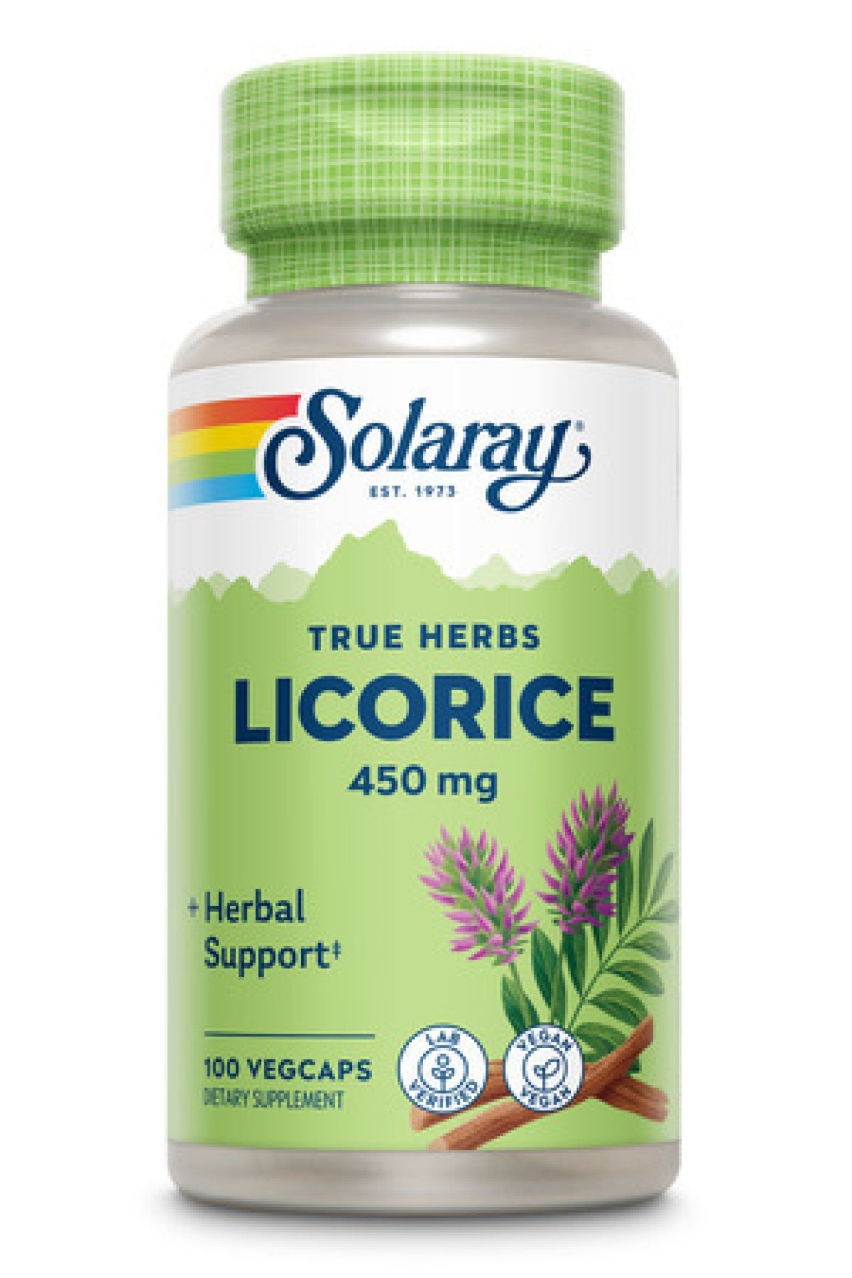 Solaray Licorice Root 450mg 100 Capsule